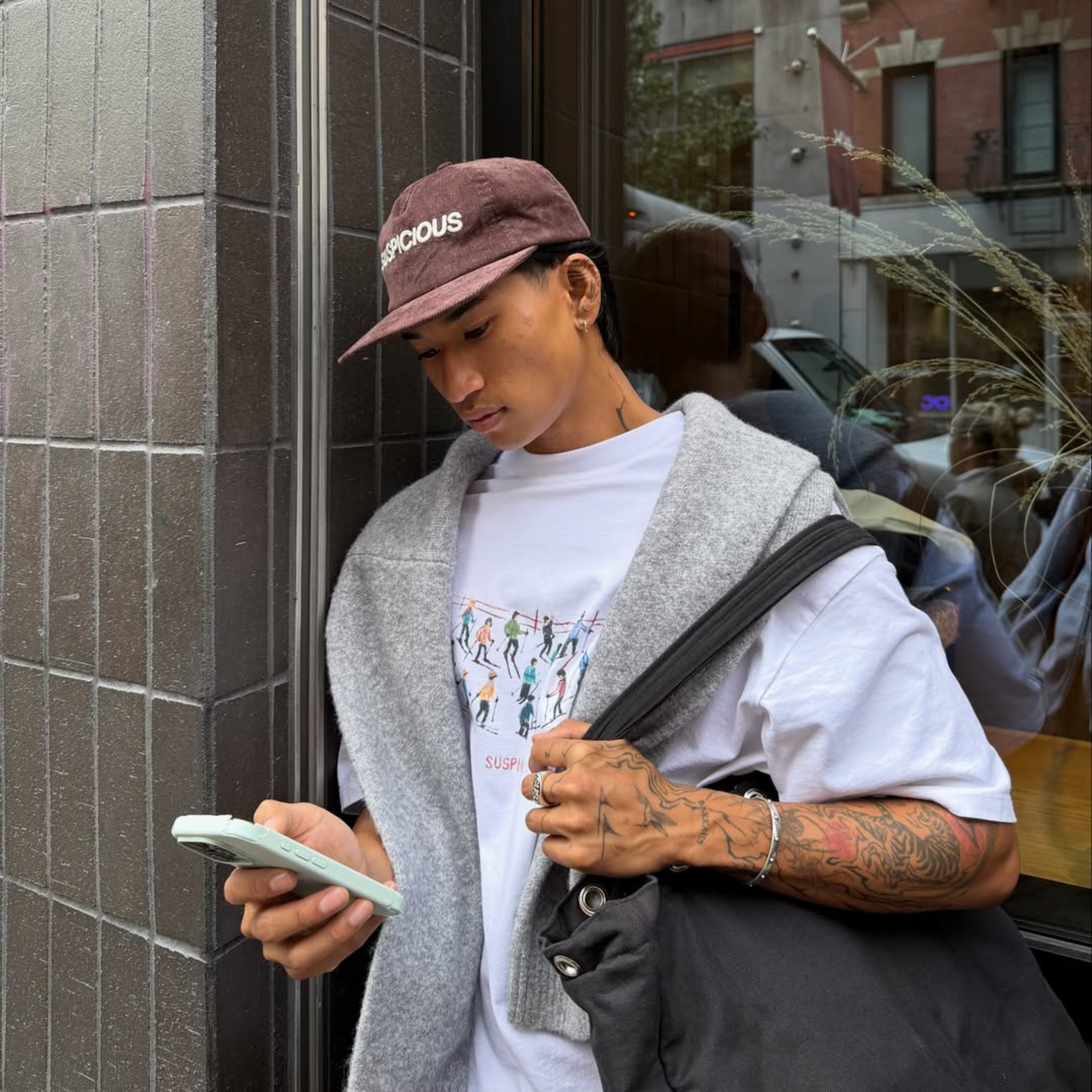 Suspicious Antwerp Winter1 / Corduroy Cap - Espresso