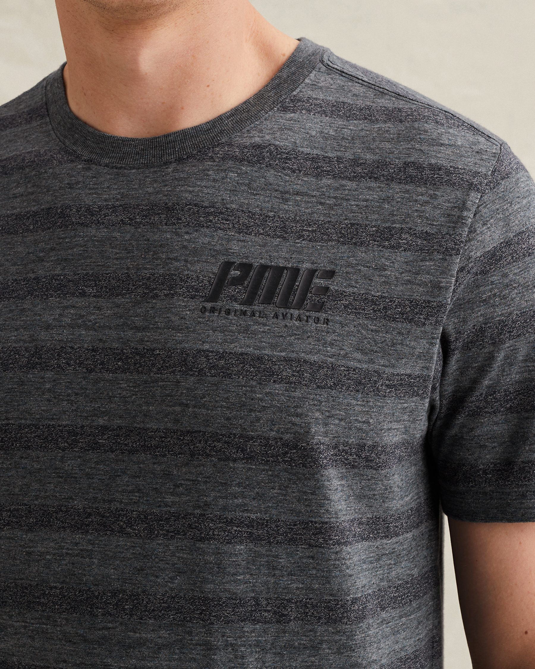 PME Legend T-shirt with tonal stripe patternx