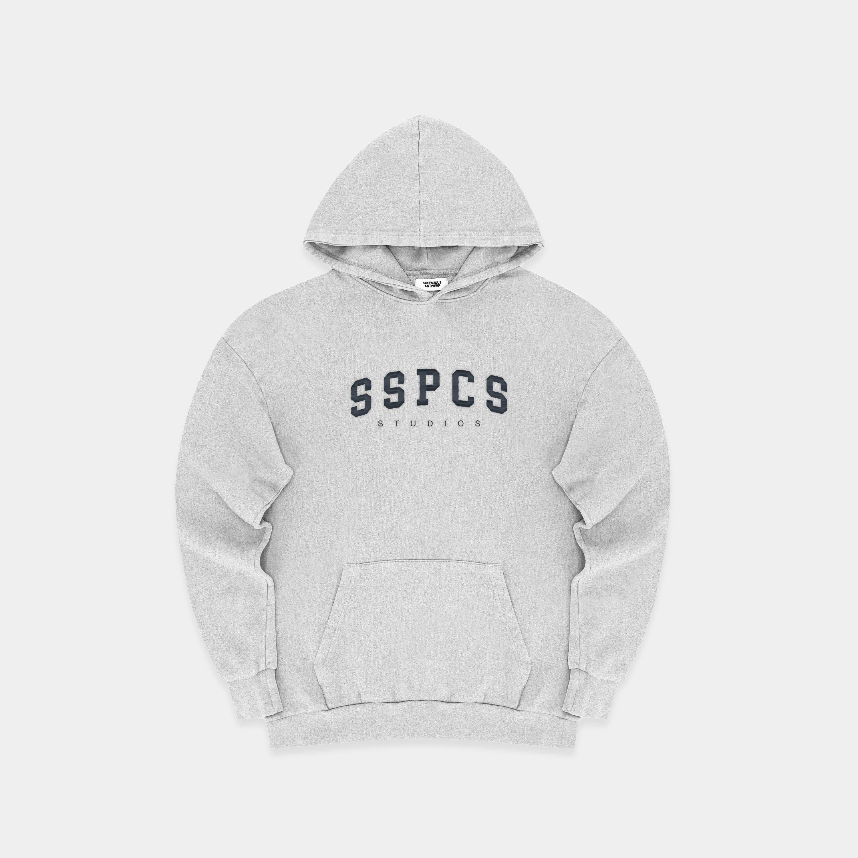 Suspicious Antwerp (SS24) The Varsity Hoodie - Neutral Heather