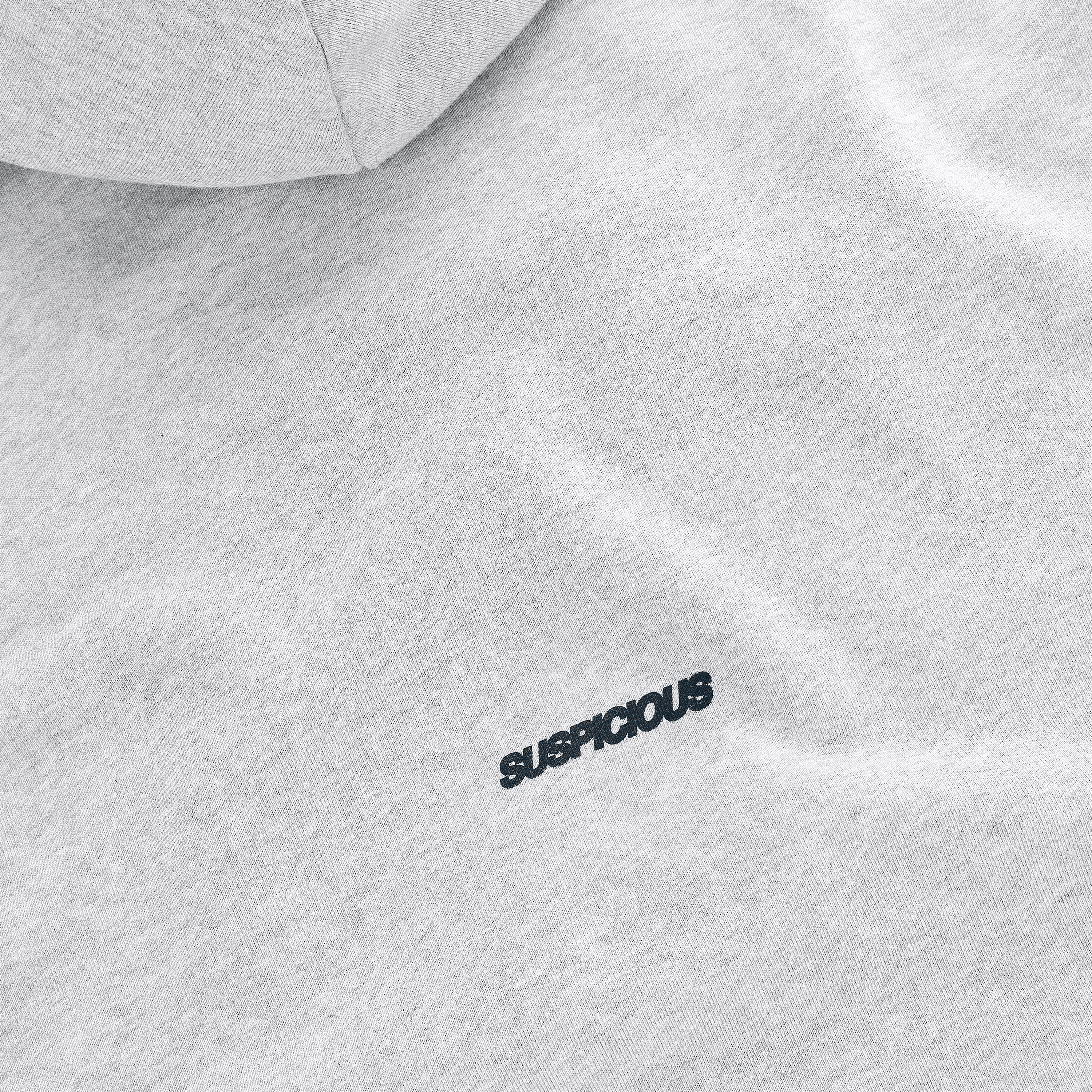 Suspicious Antwerp Football / Emblem Hoodie - Neutral Heather