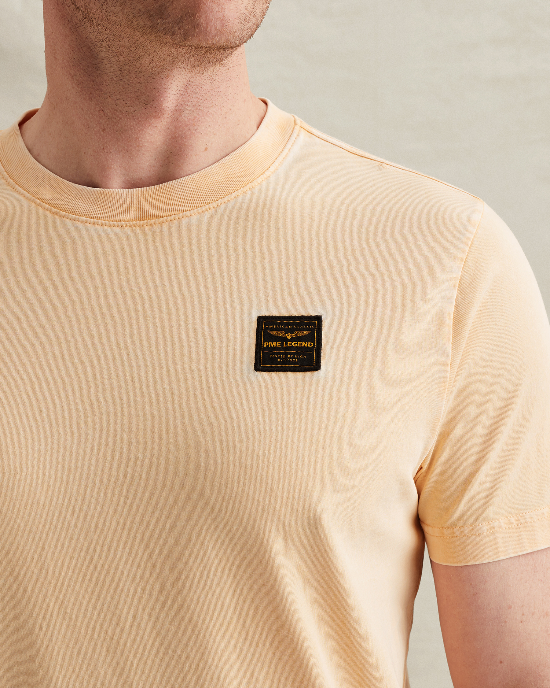 PME Legend T-shirt with garment-dye washx