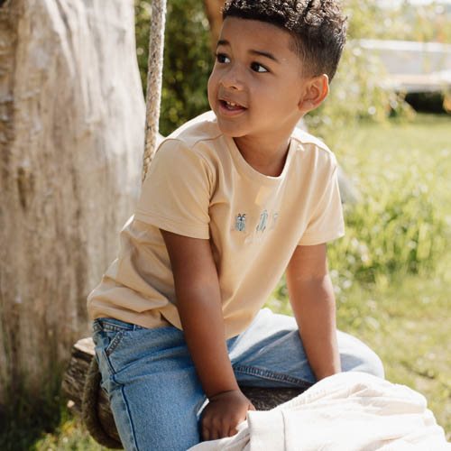 Little Dutch T-shirt short sleeves Almond - 86