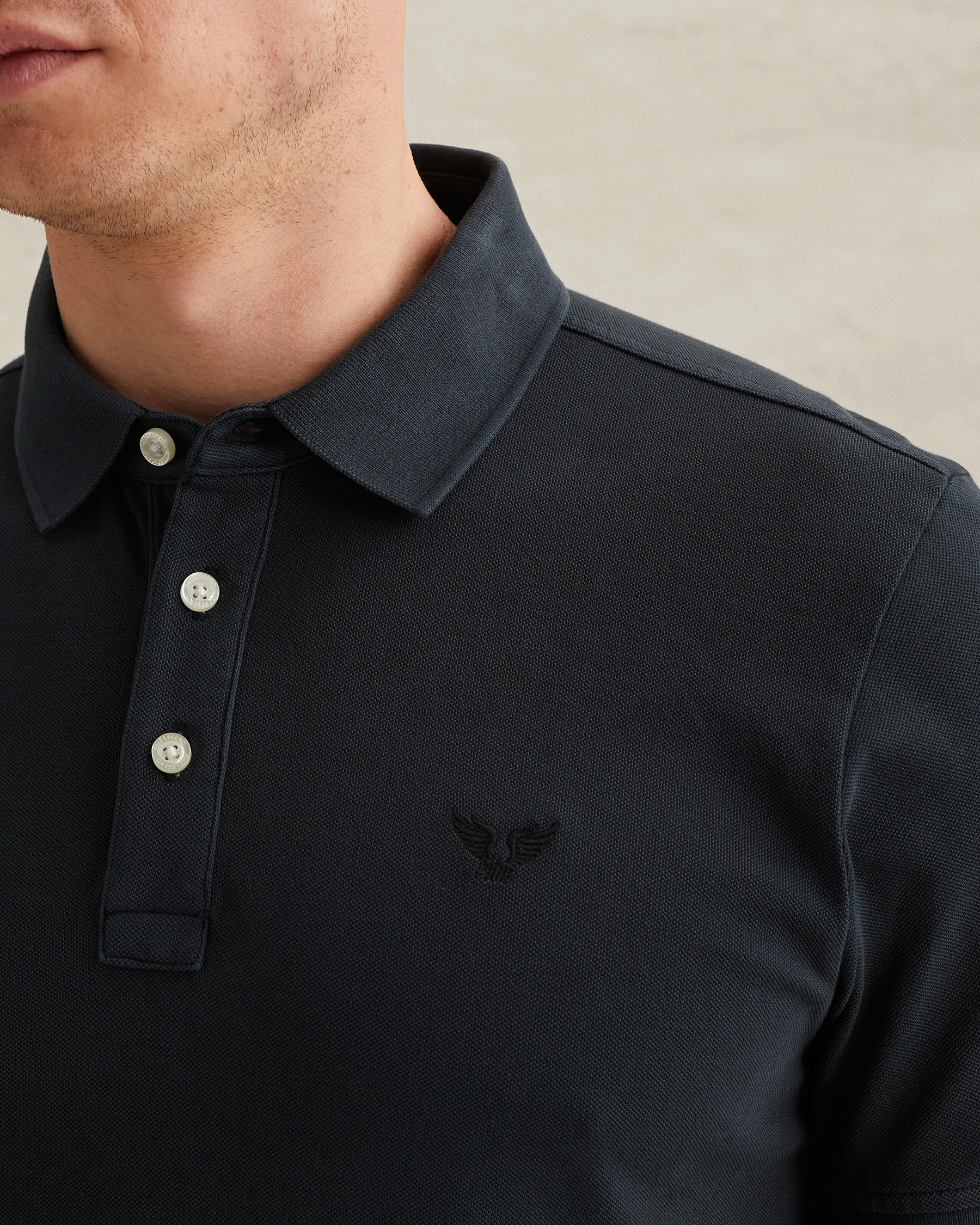 PME Legend Polo shirt with ribbed collarx