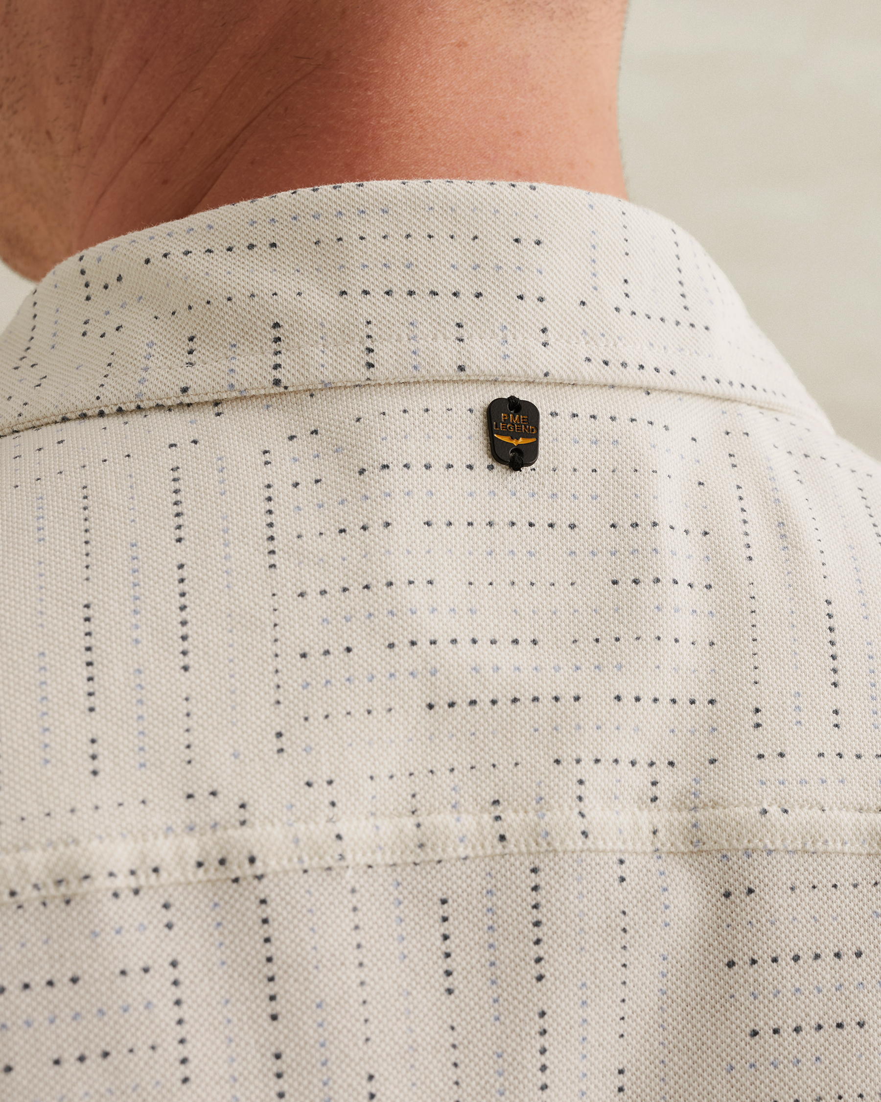 PME Legend Shirt with allover print and short sleevesx