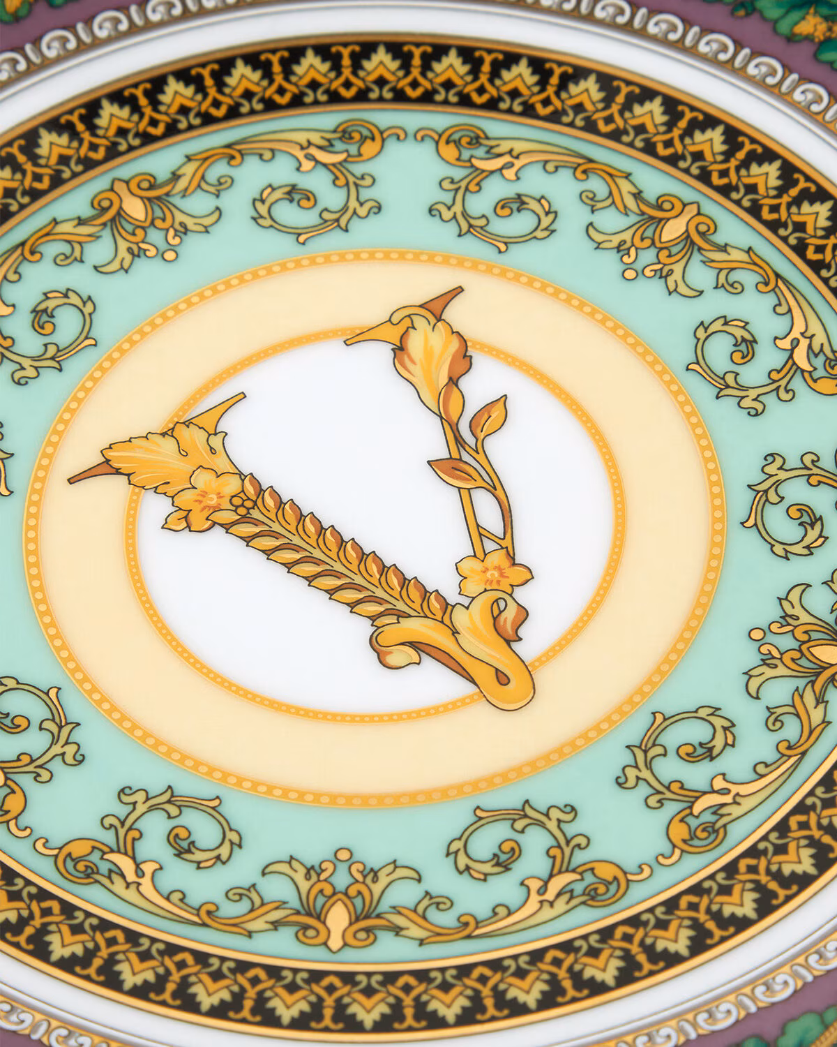 Versace Barocco Mosaic Plate 6.7