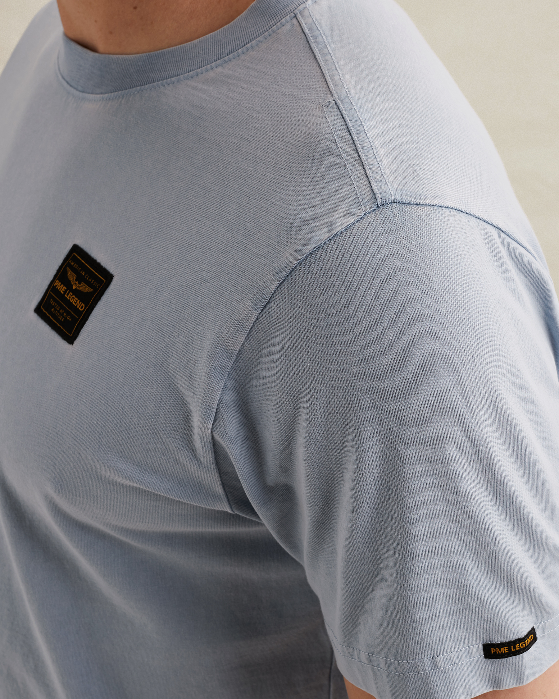 PME Legend T-shirt with garment-dye washx