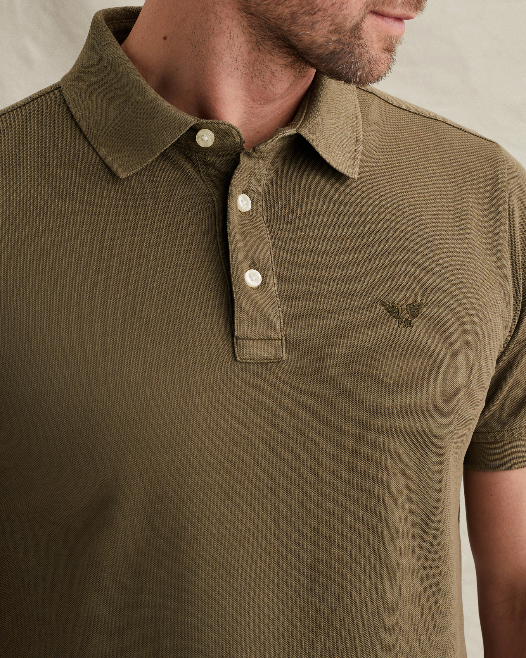 PME Legend Polo shirt with ribbed collarx