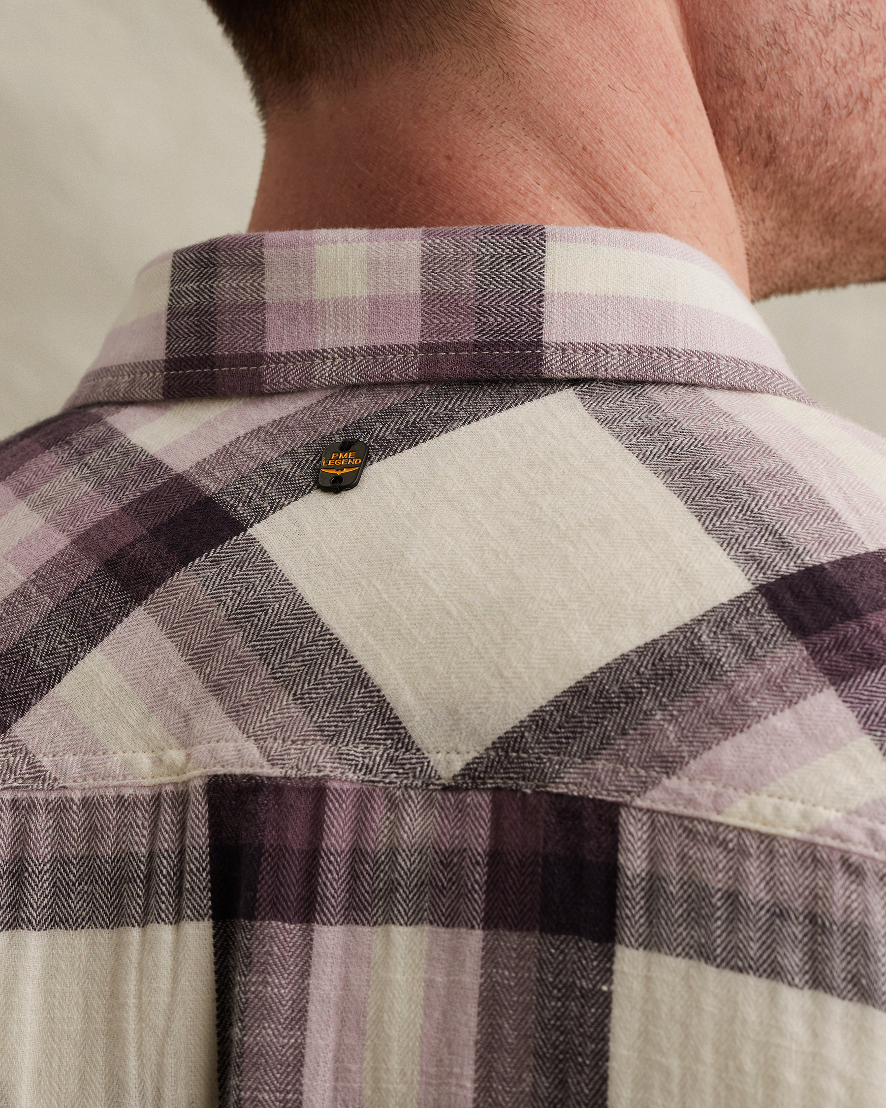 PME Legend Shirt with check pattern and chest pocketsx