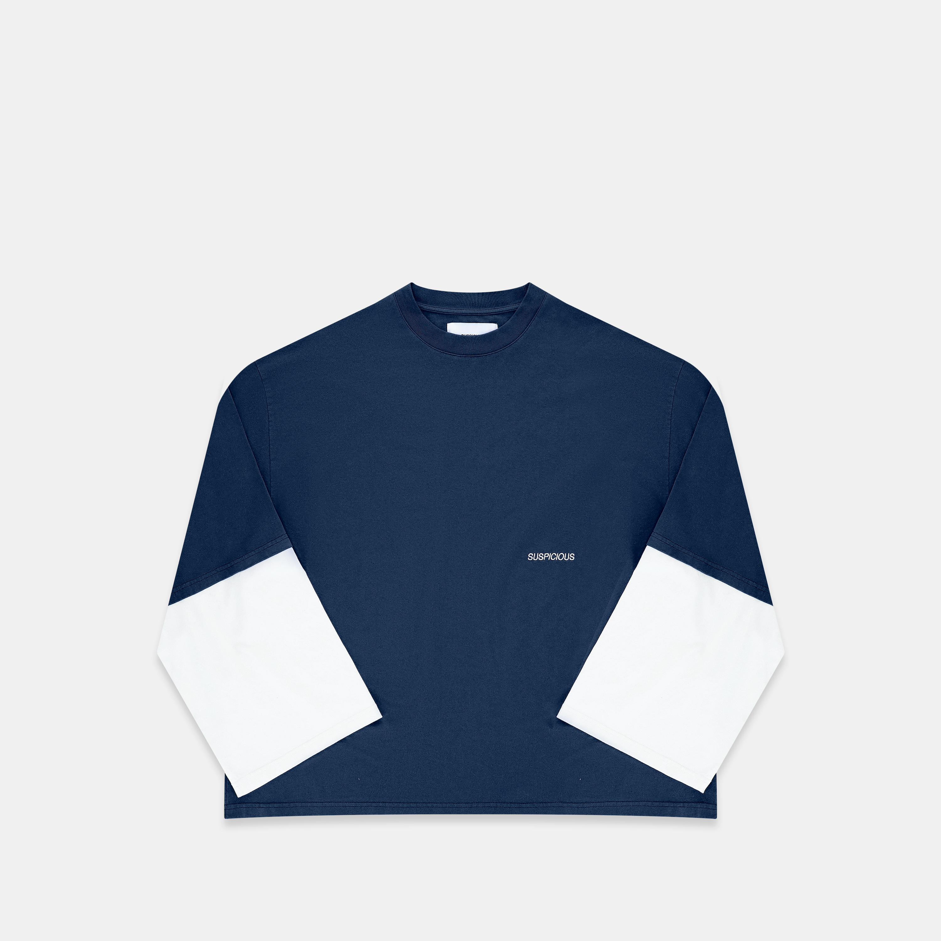 Suspicious Antwerp PL / The Essentials Layered Longsleeve - Navy