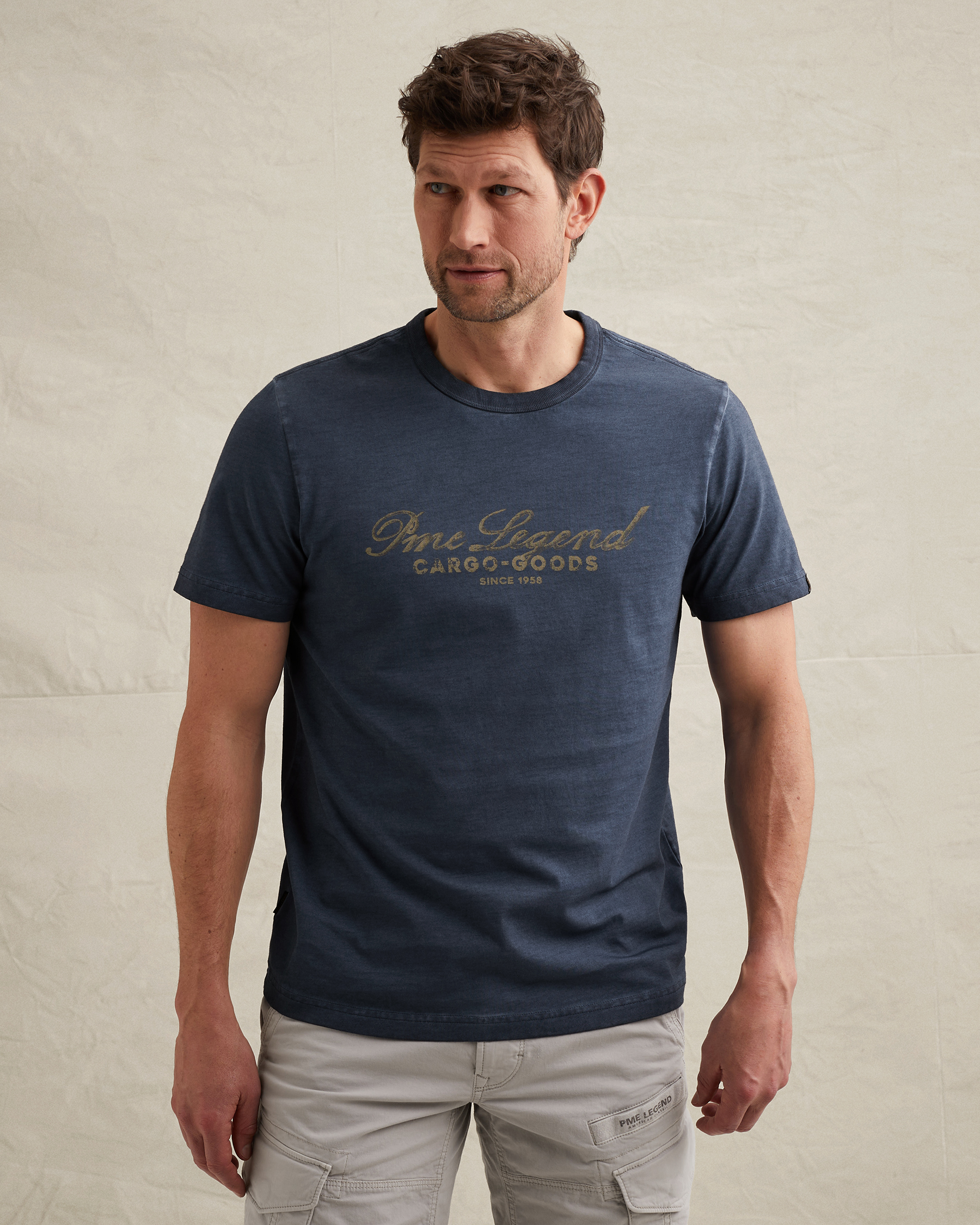 PME Legend T-shirt in jersey with rugged artwork on the chestx