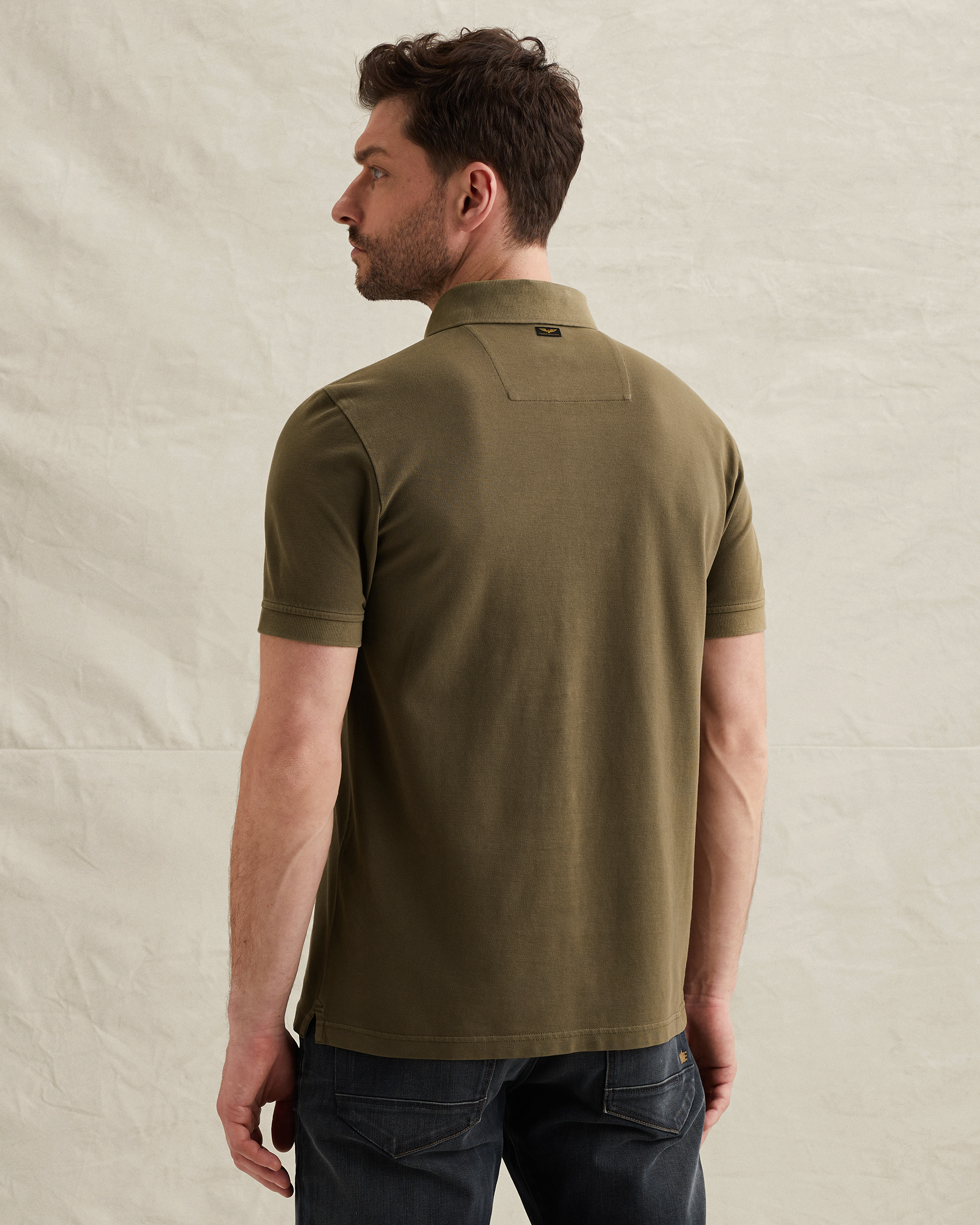 PME Legend Polo shirt with garment-dye washx