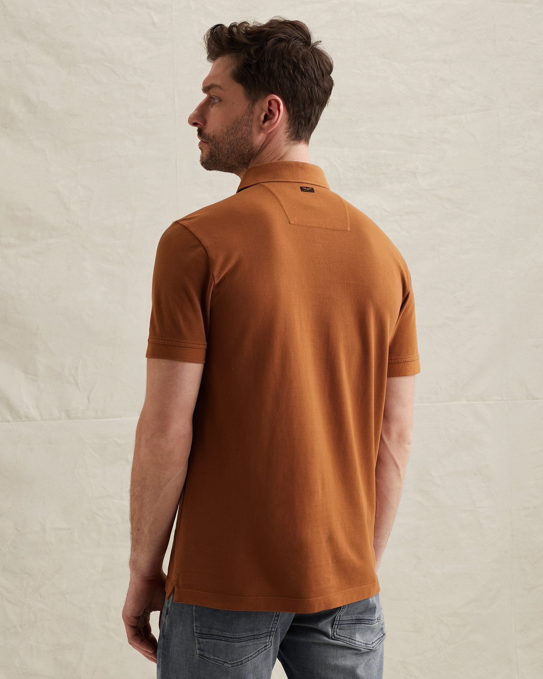 PME Legend Polo shirt with garment-dye washx