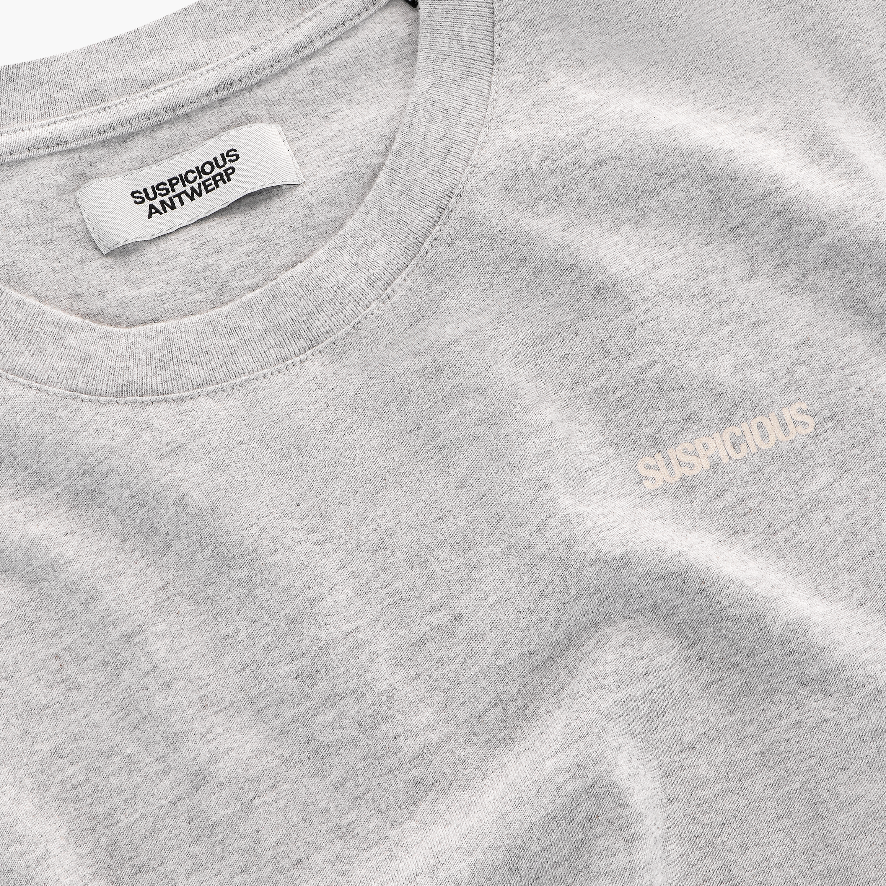 Suspicious Antwerp The Suspicious Tee - Neutral Heather