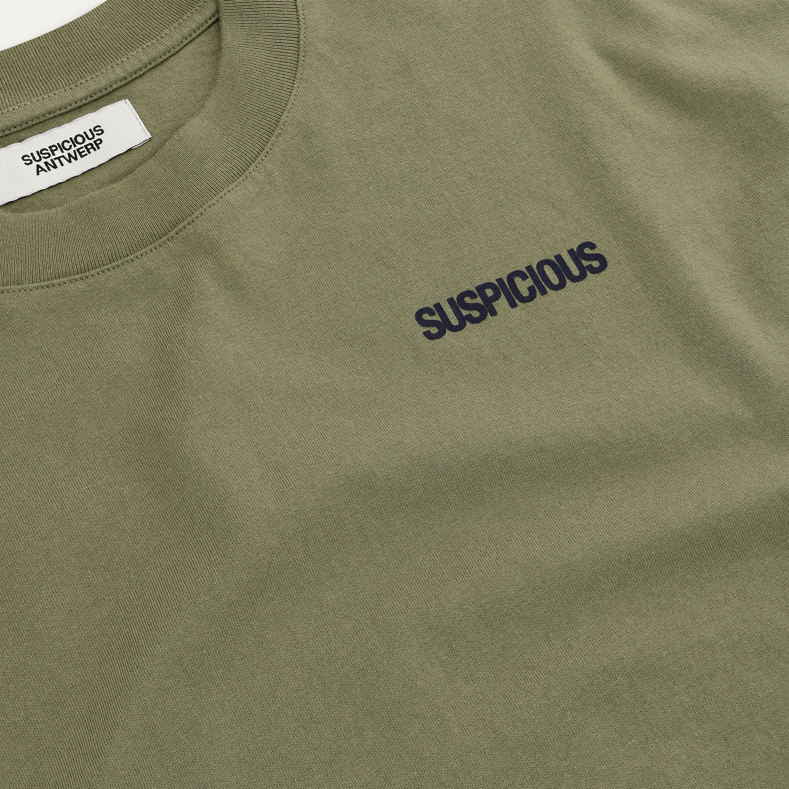 Suspicious Antwerp The Suspicious Tee - Sage