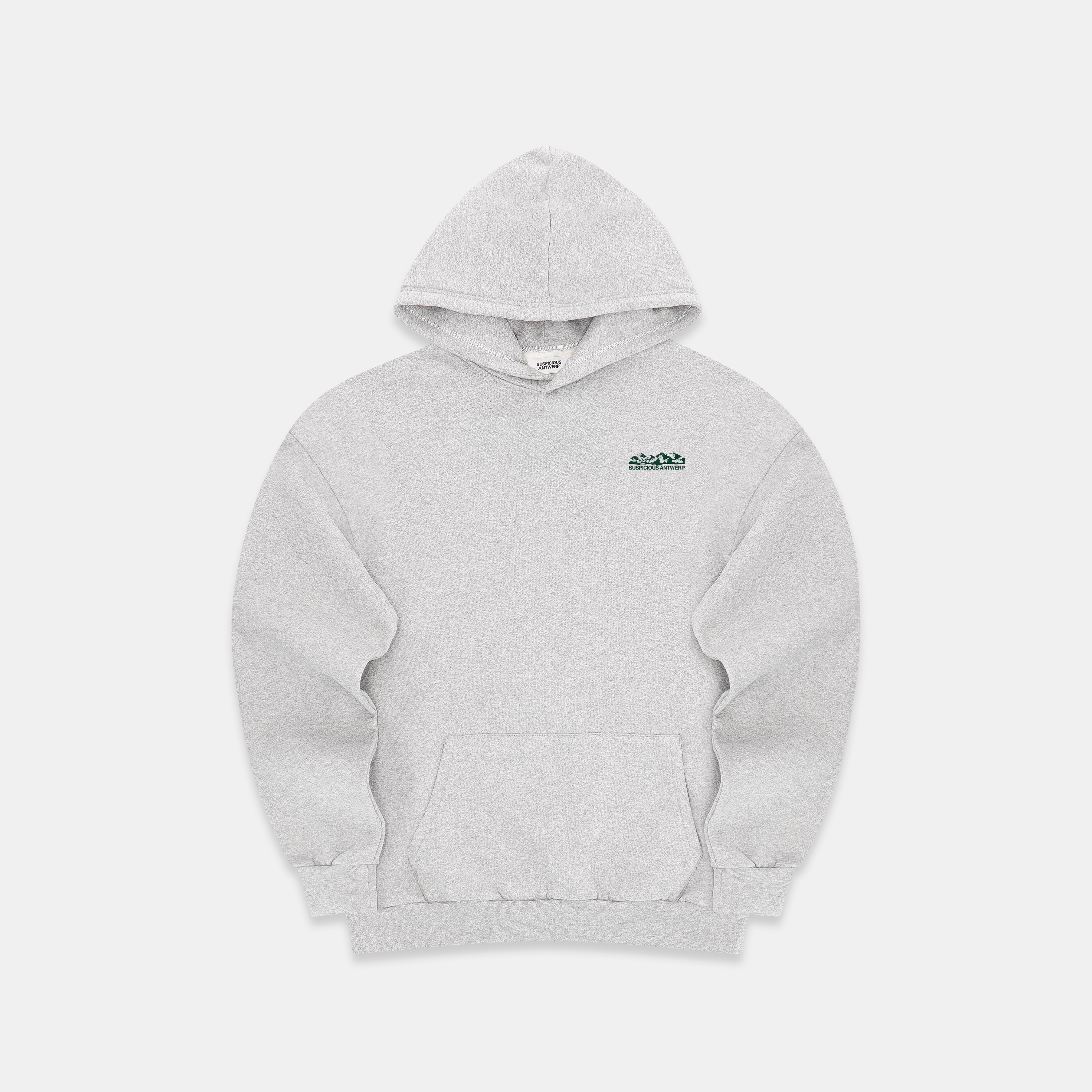 Suspicious Antwerp The Landscape Hoodie - Neutral Heather