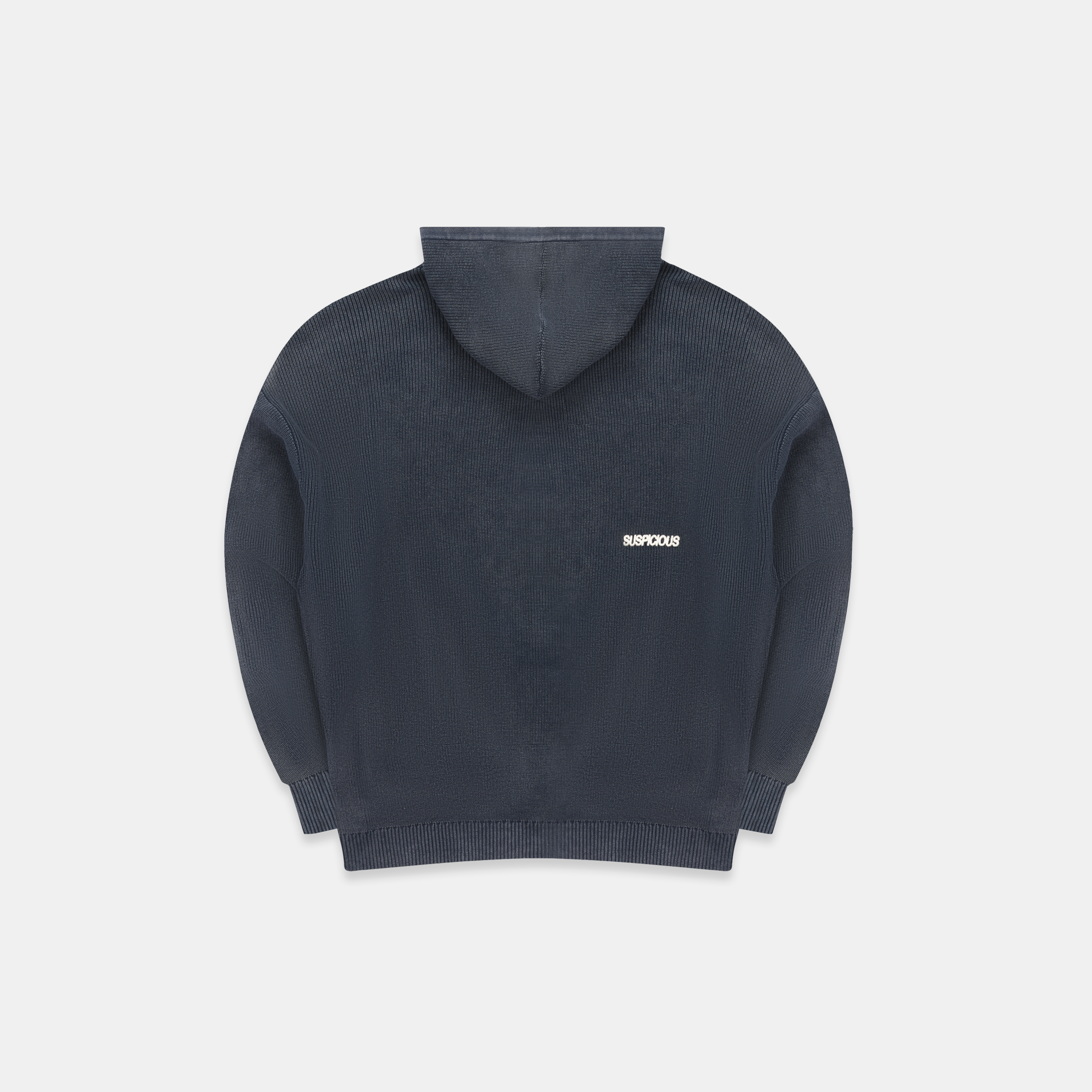Suspicious Antwerp EoS / The Essentials Washed Zipped Knit - Nightfall
