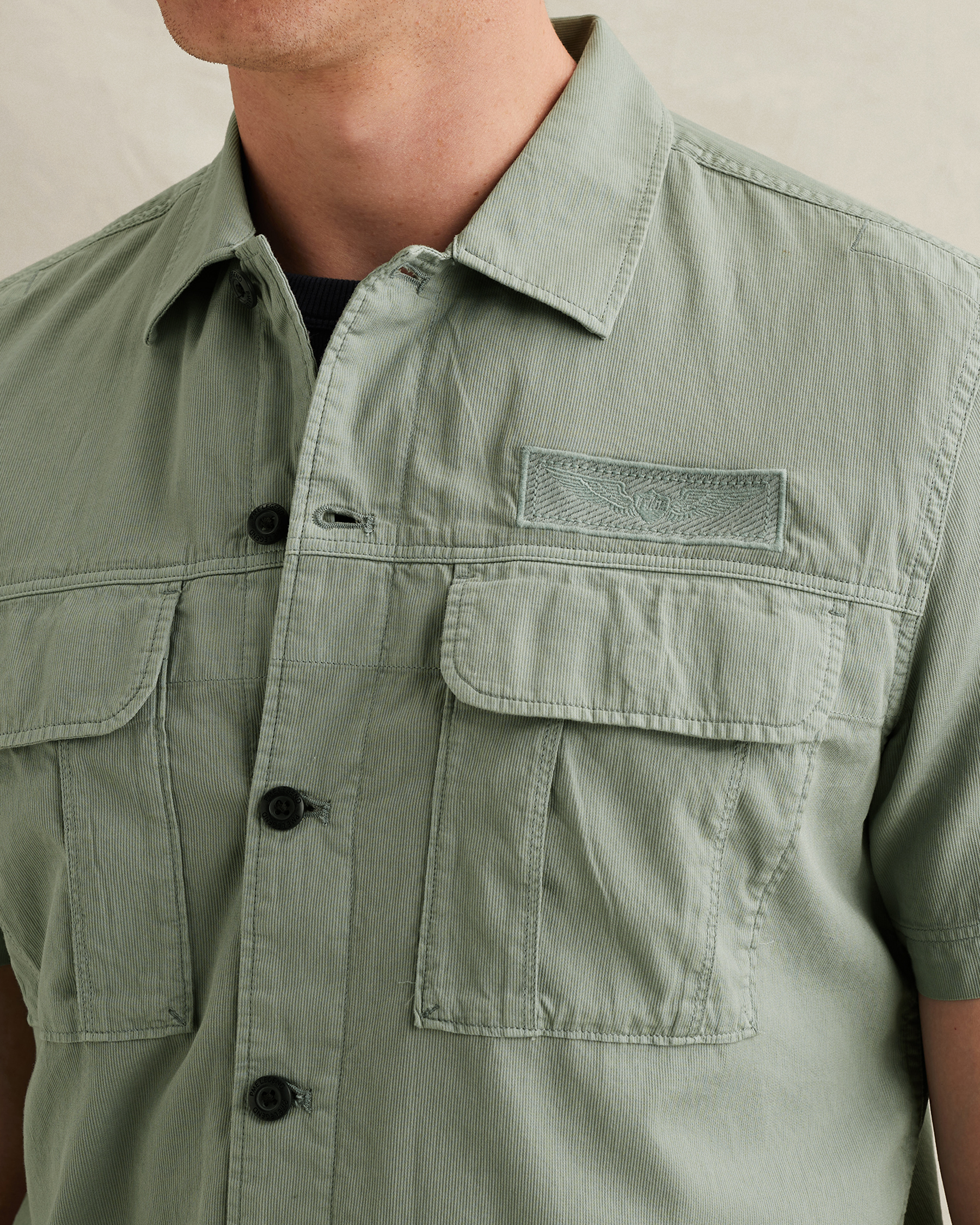 PME Legend Shirt with short sleeves and chest pocketsx