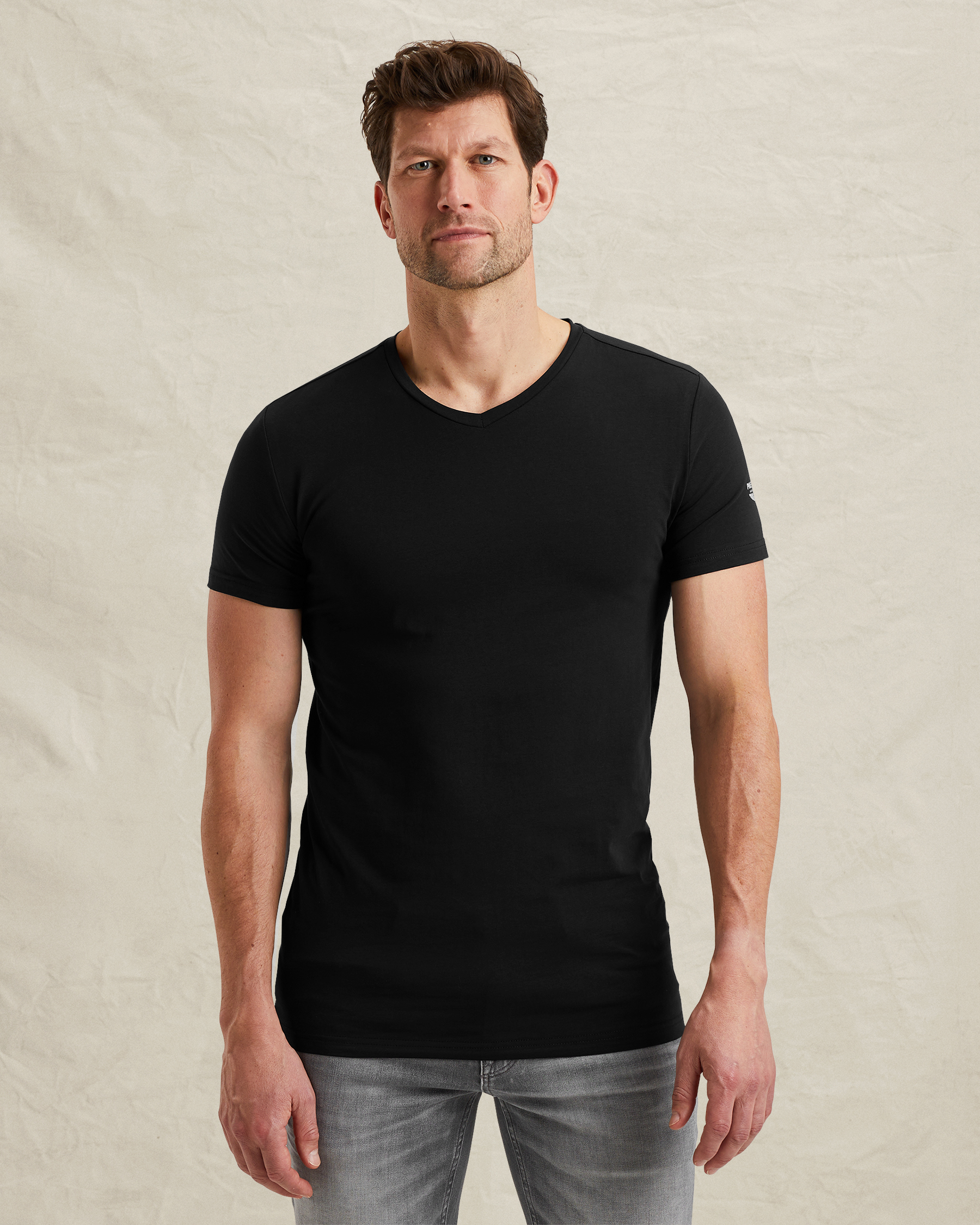PME Legend 2-pack basic T-shirts with V-neckx