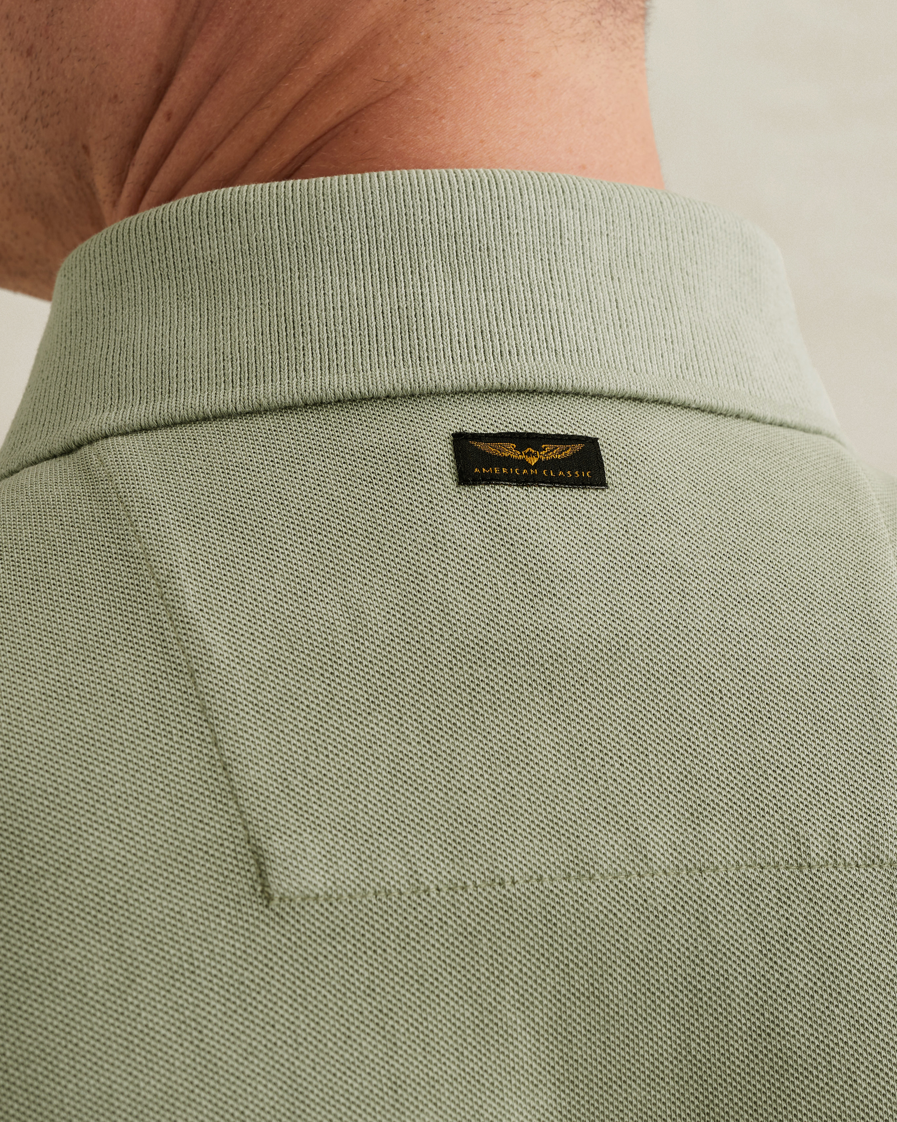 PME Legend Polo shirt with garment-dye wash and tailwing logox
