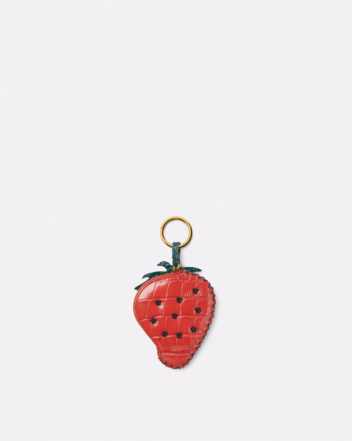 Versace Strawberry Keychain Charm