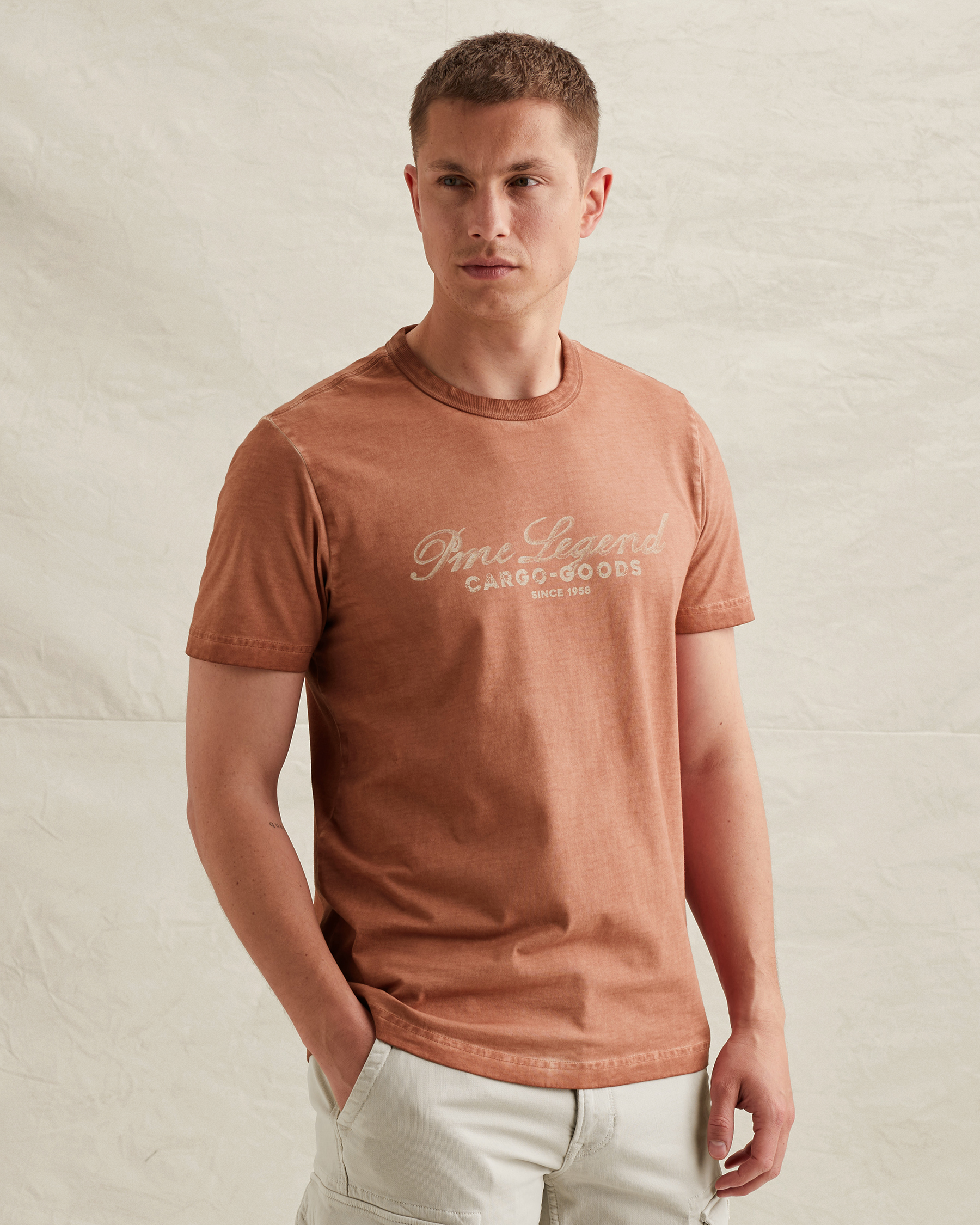 PME Legend T-shirt in jersey with rugged artwork on the chestx