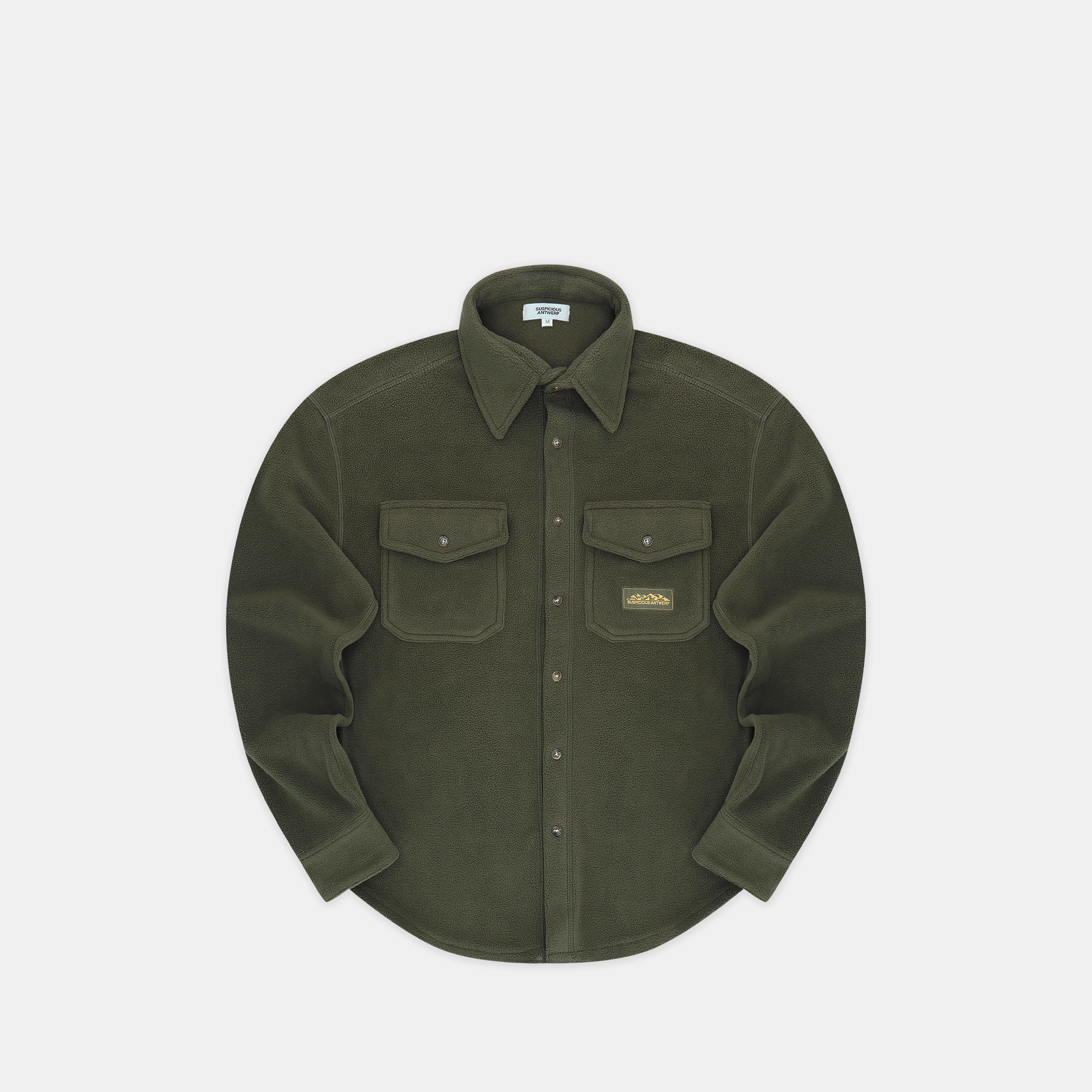 Suspicious Antwerp The Label Polar Shirt - Army