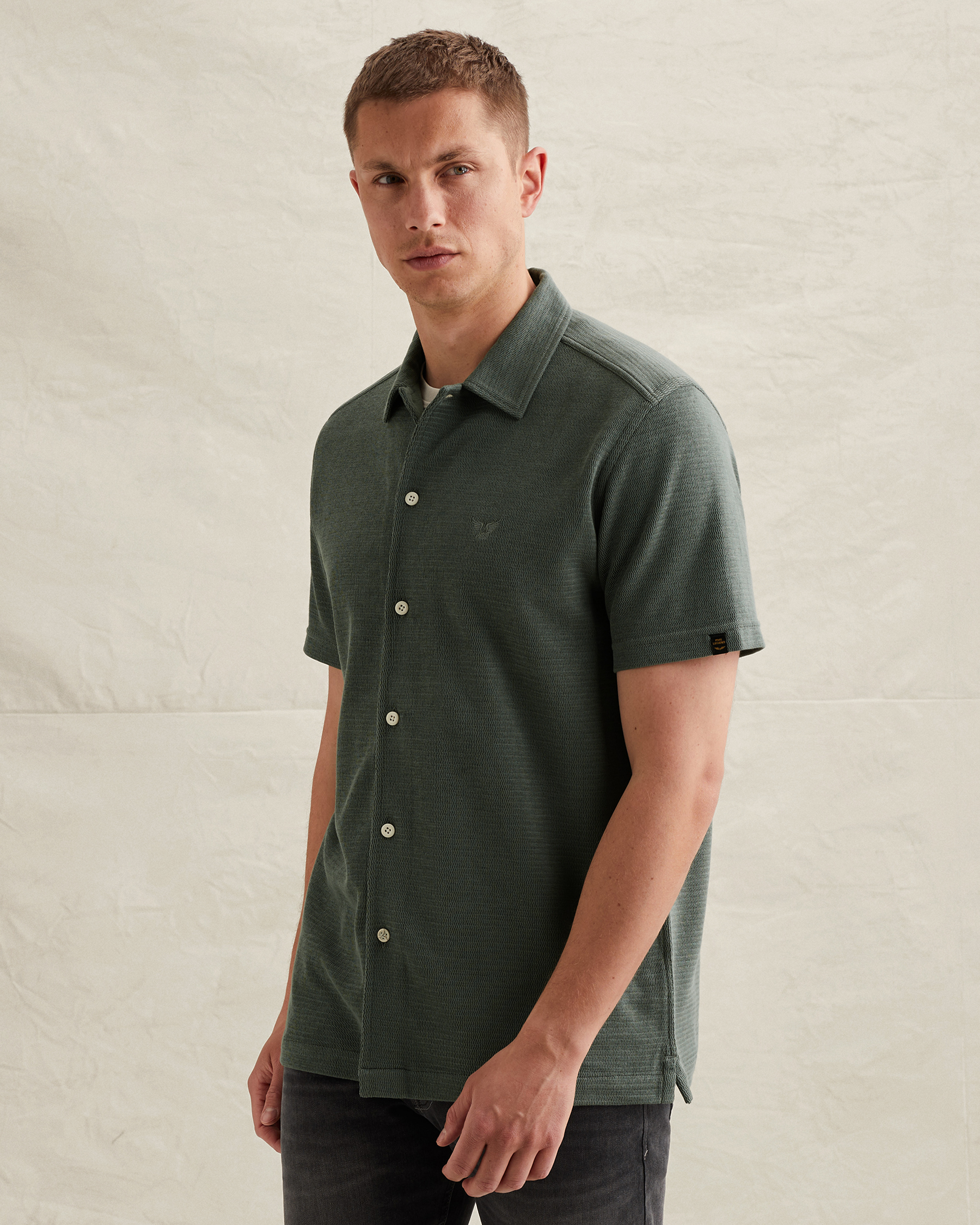 PME Legend Shirt with short sleeves in interlock jerseyx