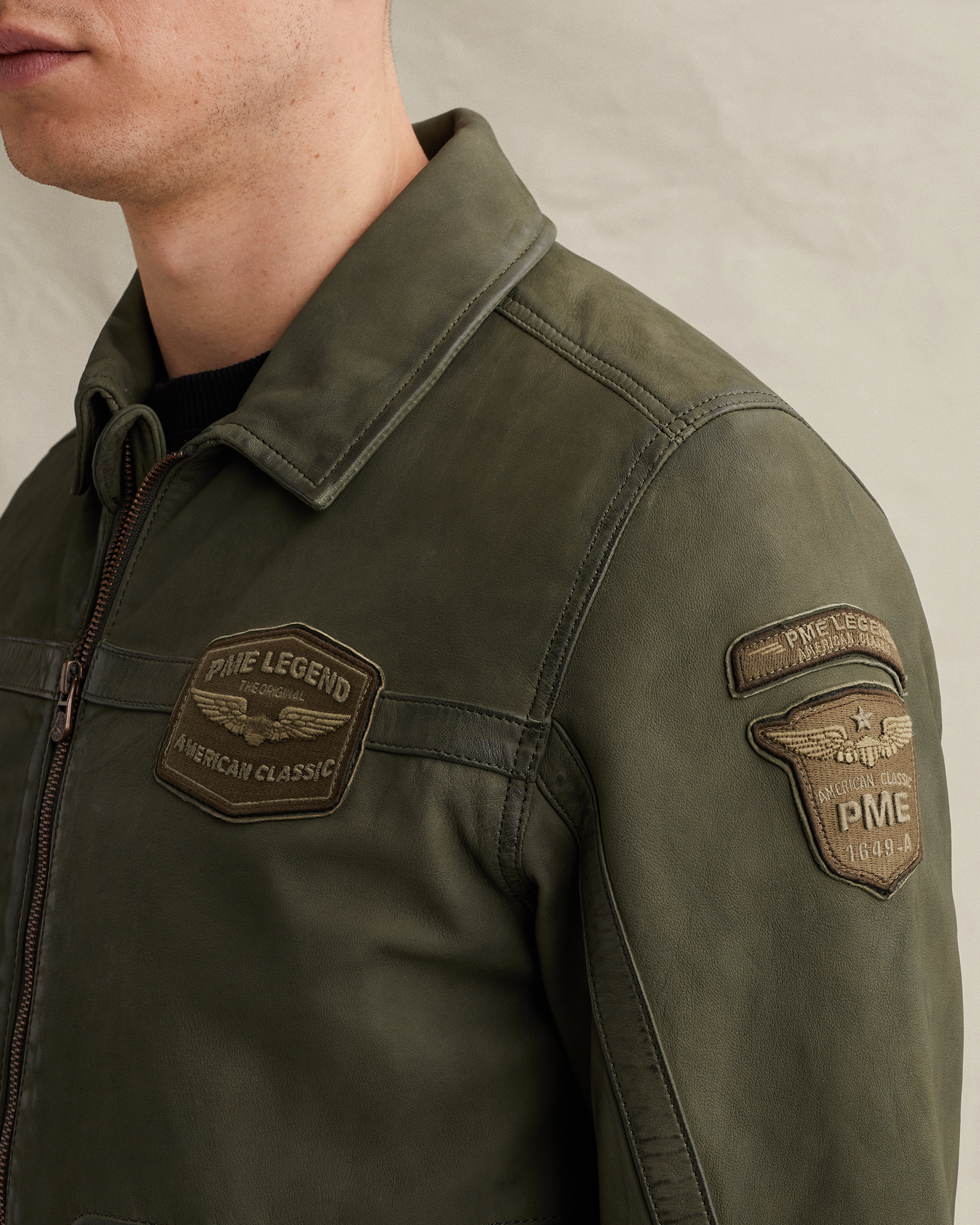 PME Legend Summer Hudson leather jacketx