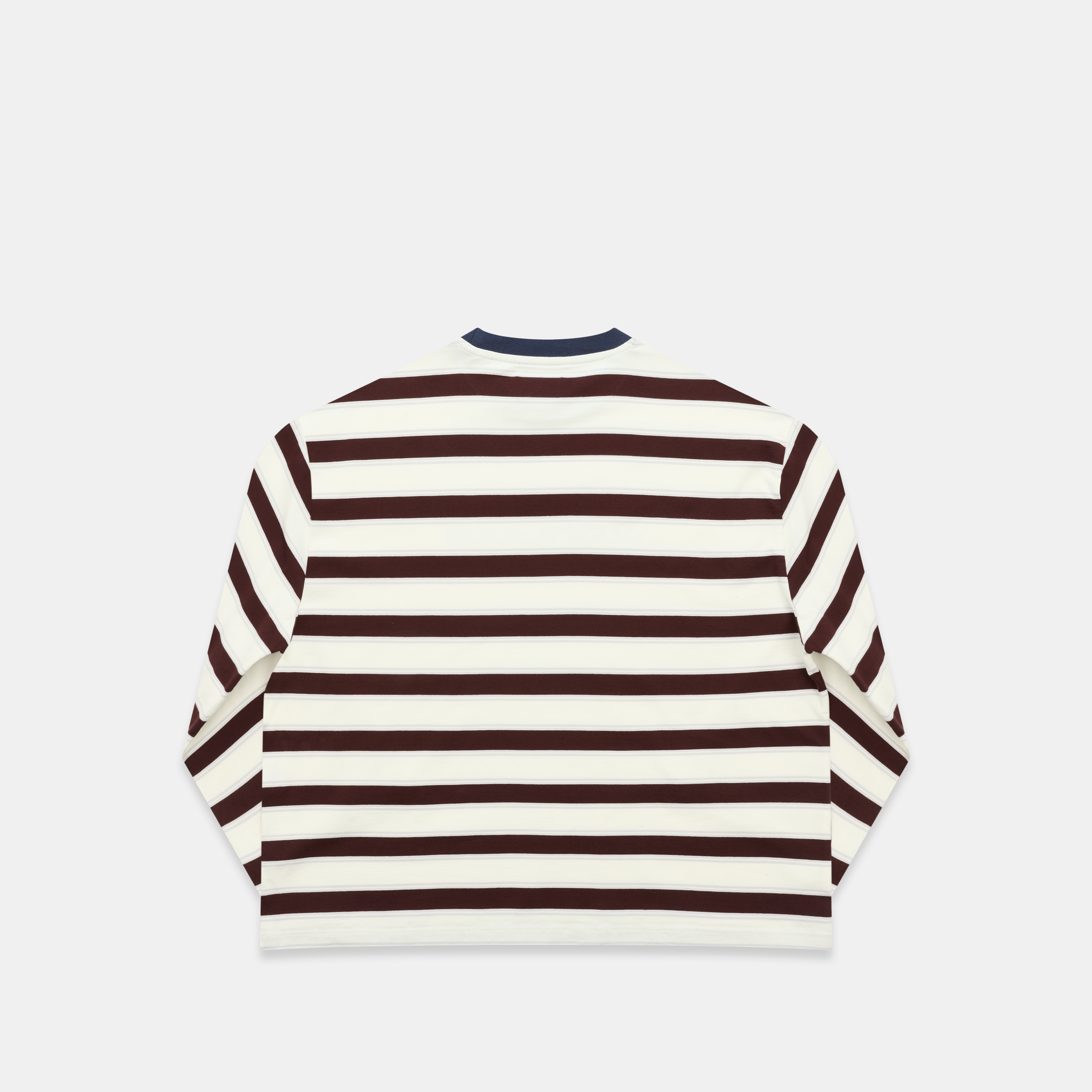 Suspicious Antwerp Winter1 / Striped Longsleeve - Natural & Red
