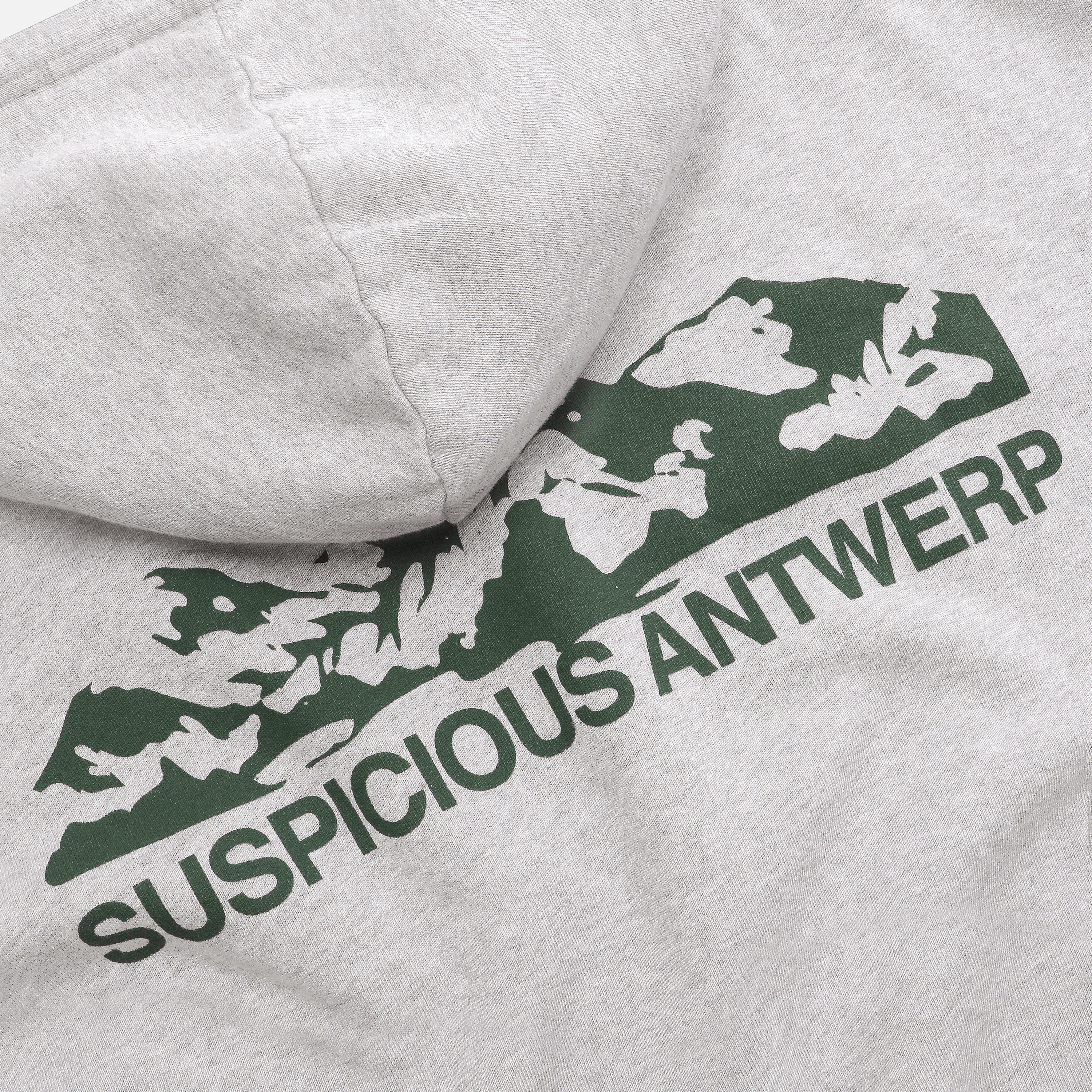 Suspicious Antwerp The Landscape Hoodie - Neutral Heather