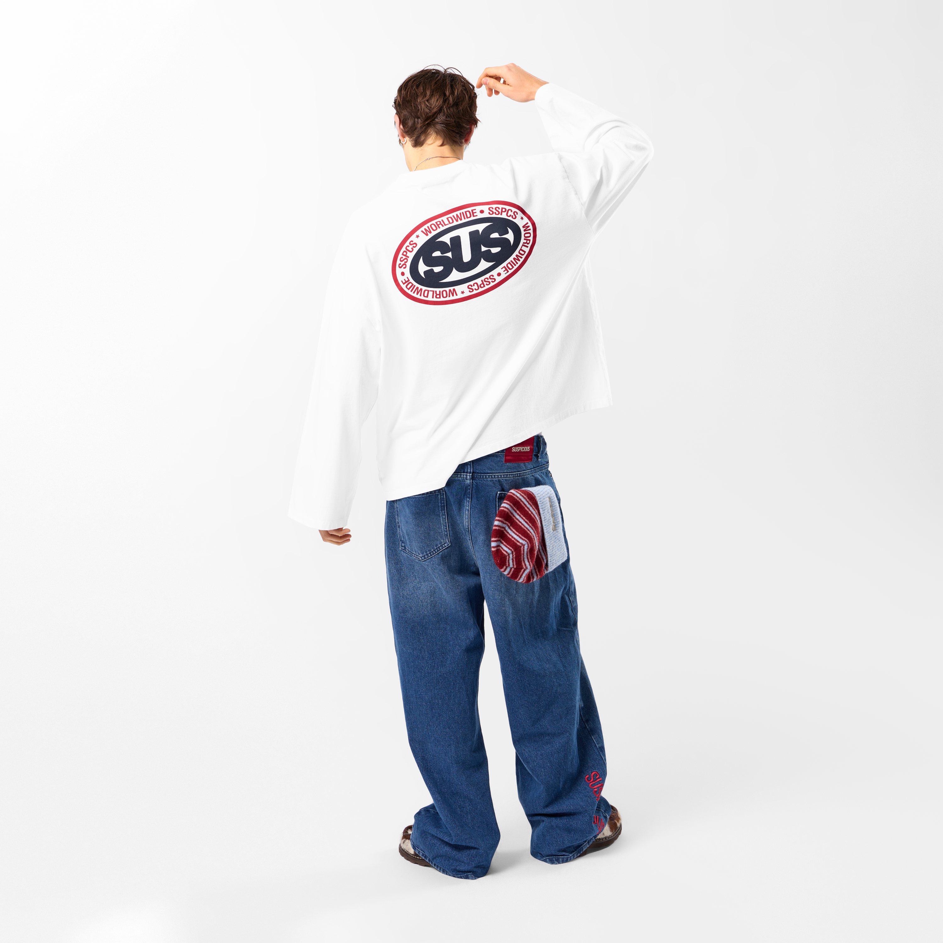 Suspicious Antwerp Winter3 / Global Longsleeve - White