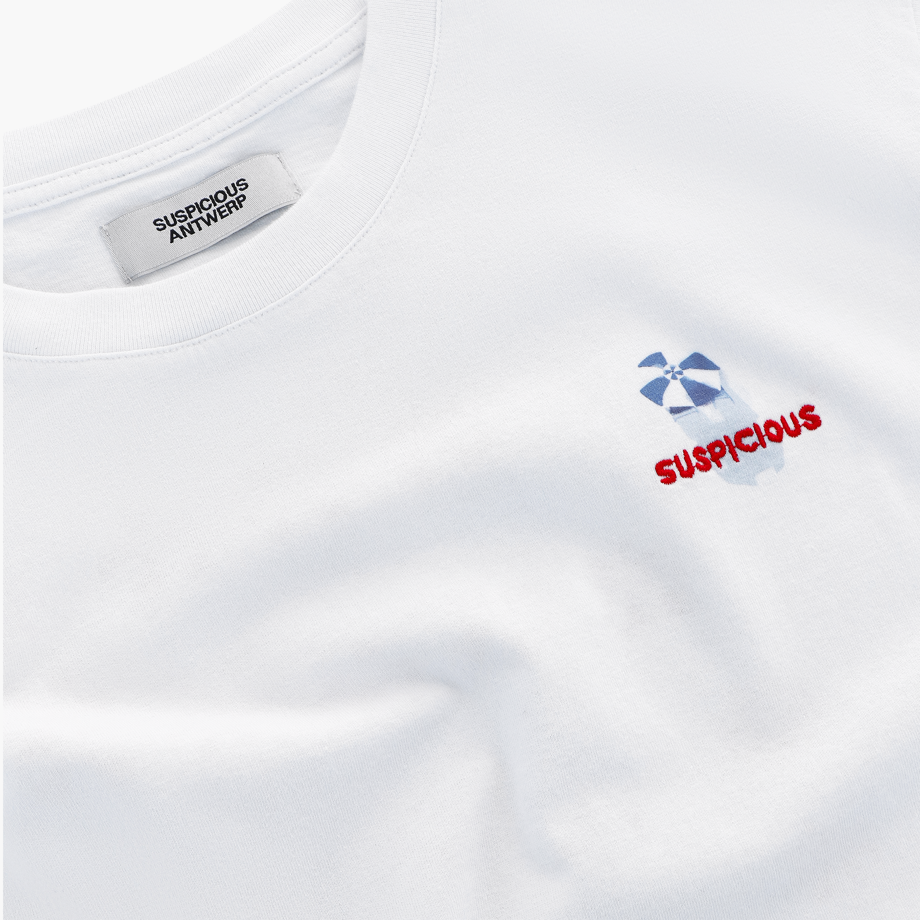 Suspicious Antwerp (SS24) The Umbrella Scenery II Tee - White