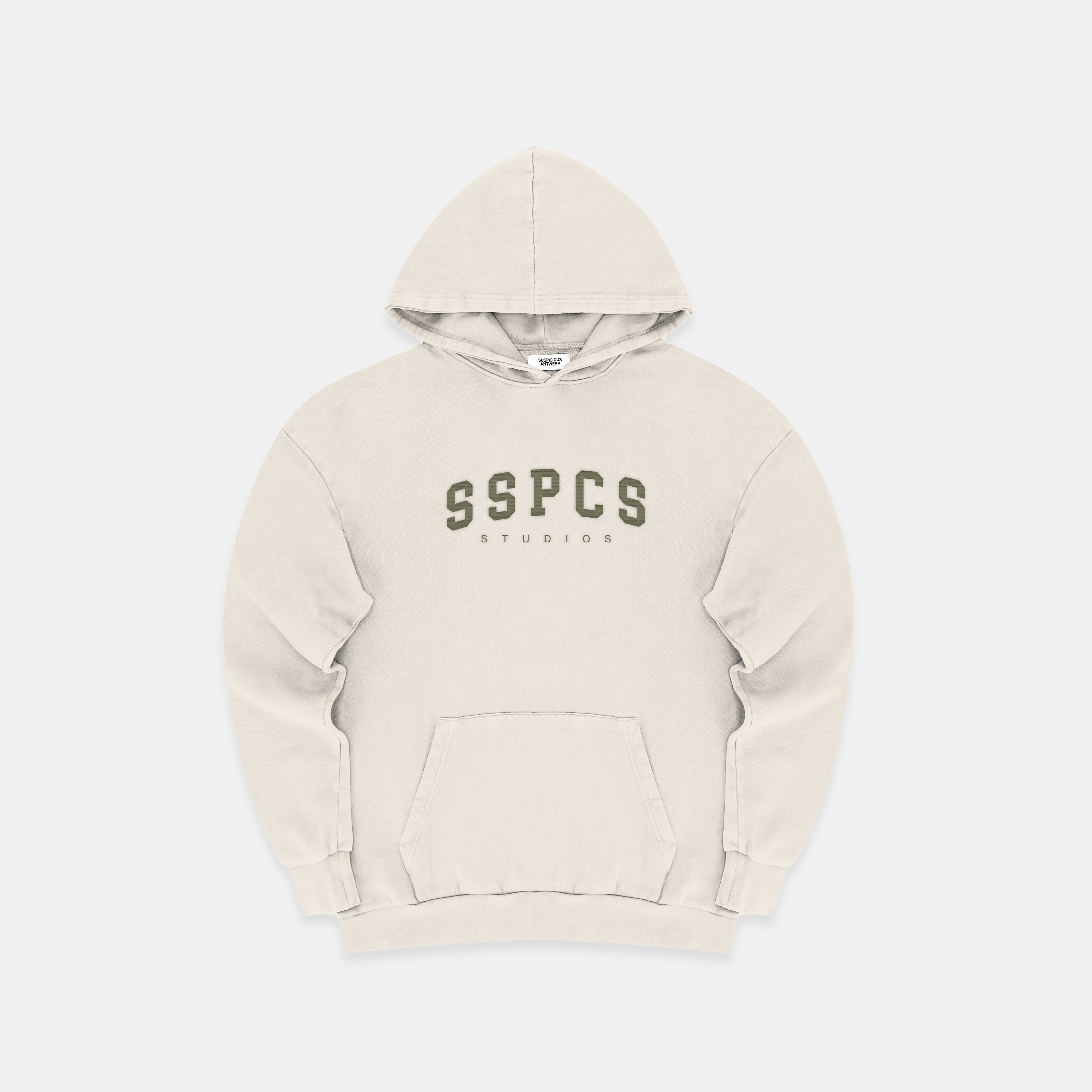 Suspicious Antwerp (SS24) The Varsity Hoodie - Buttercream
