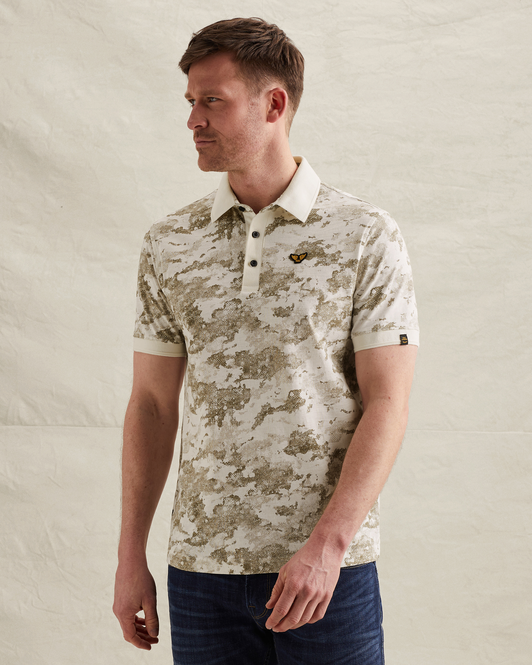 PME Legend Polo shirt in slub jerseyx