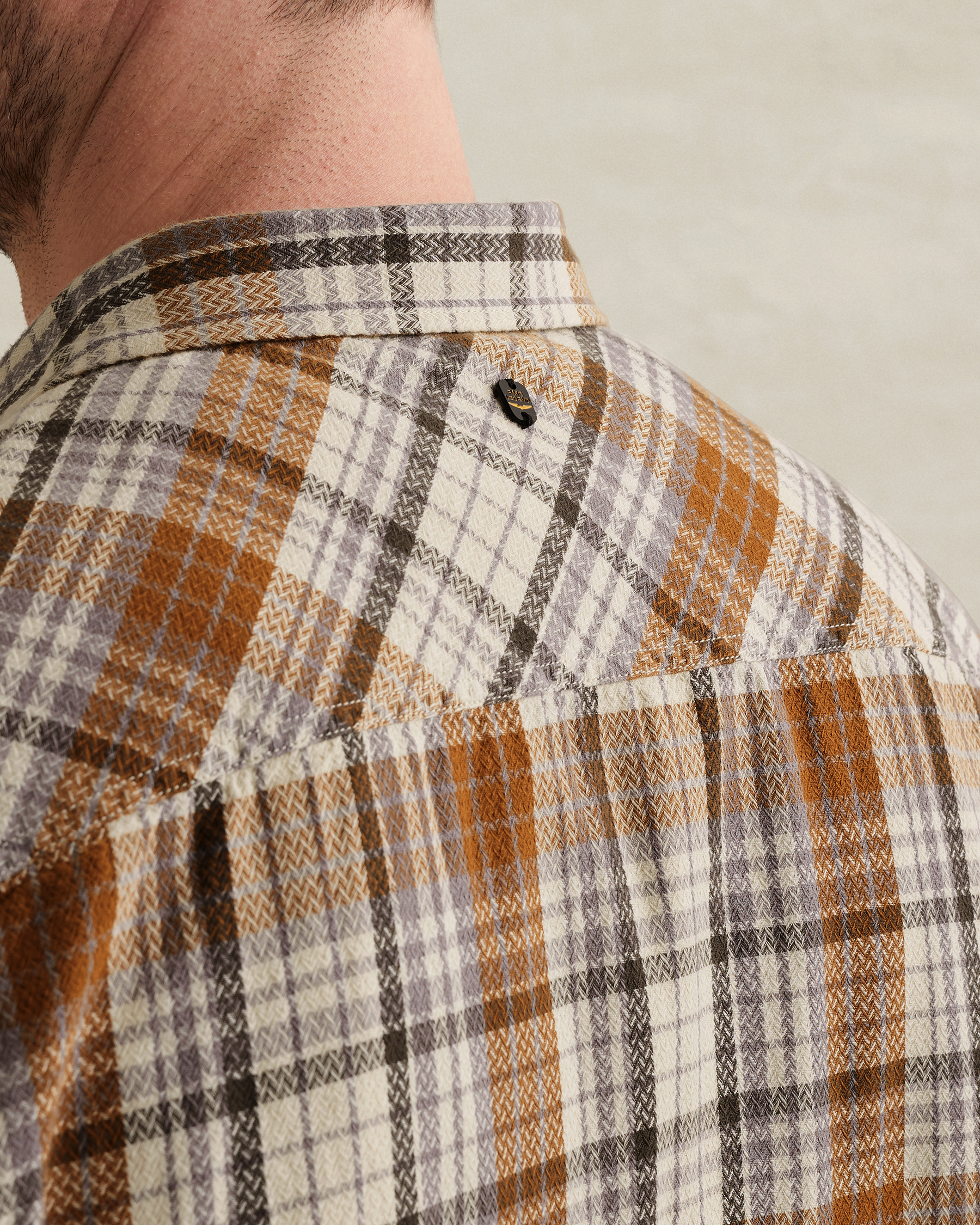 PME Legend Shirt with allover check patternx