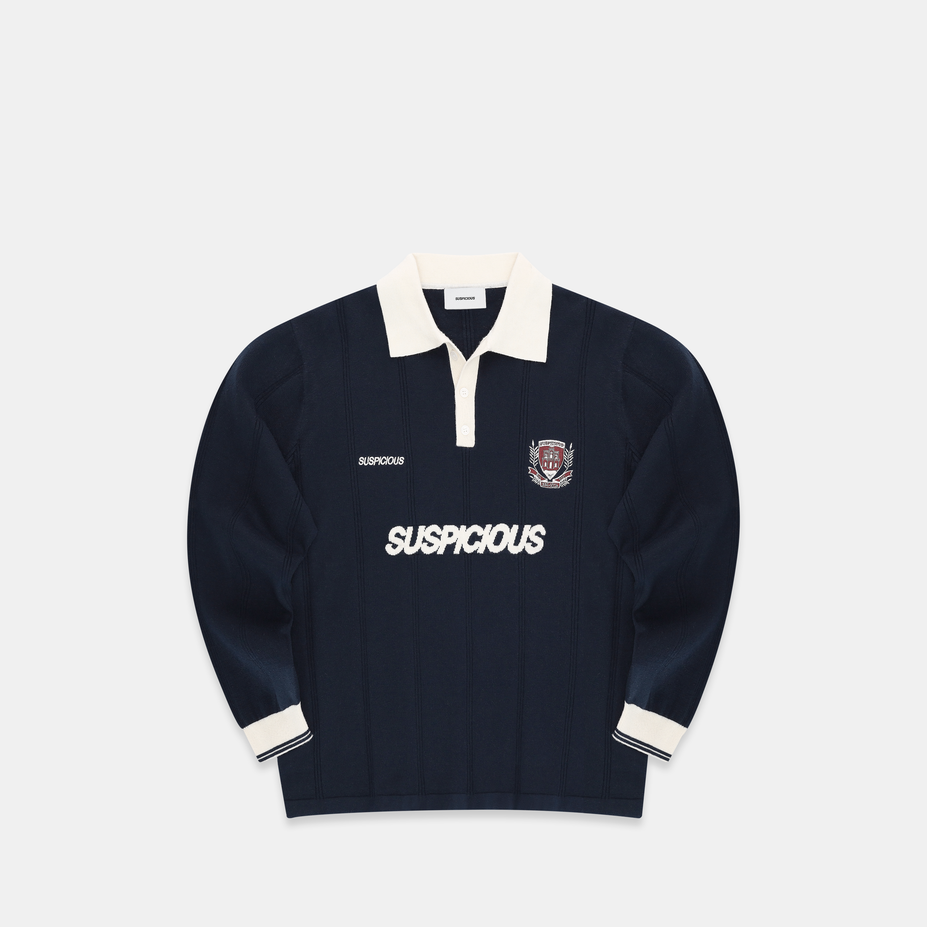 Suspicious Antwerp Football / Knitted Football Polo - Nightfall