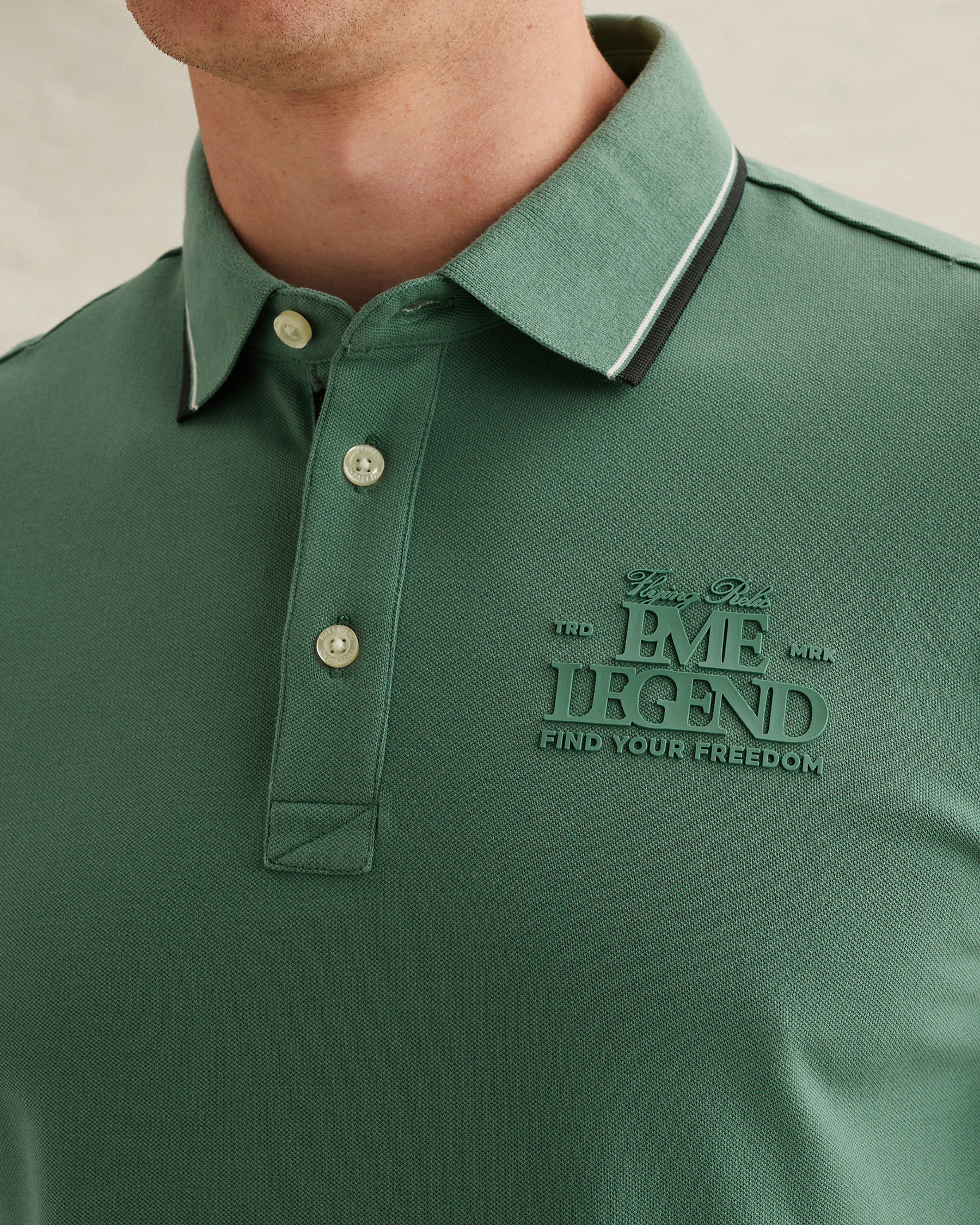 PME Legend Polo shirt in piqué with artworkx