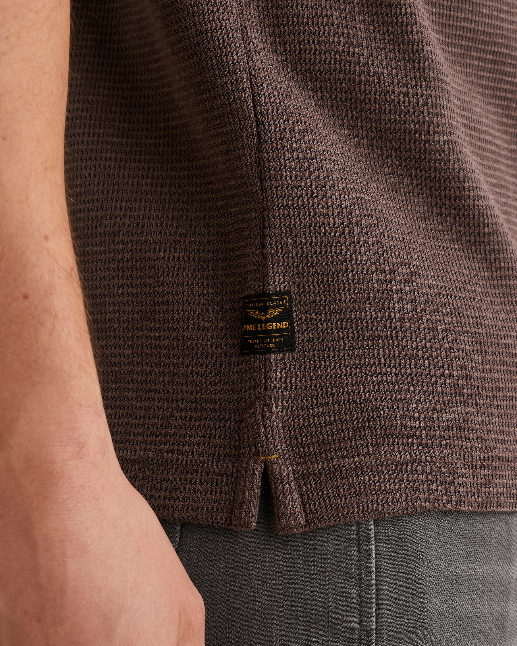 PME Legend Polo shirt with two-tone stripe patternx
