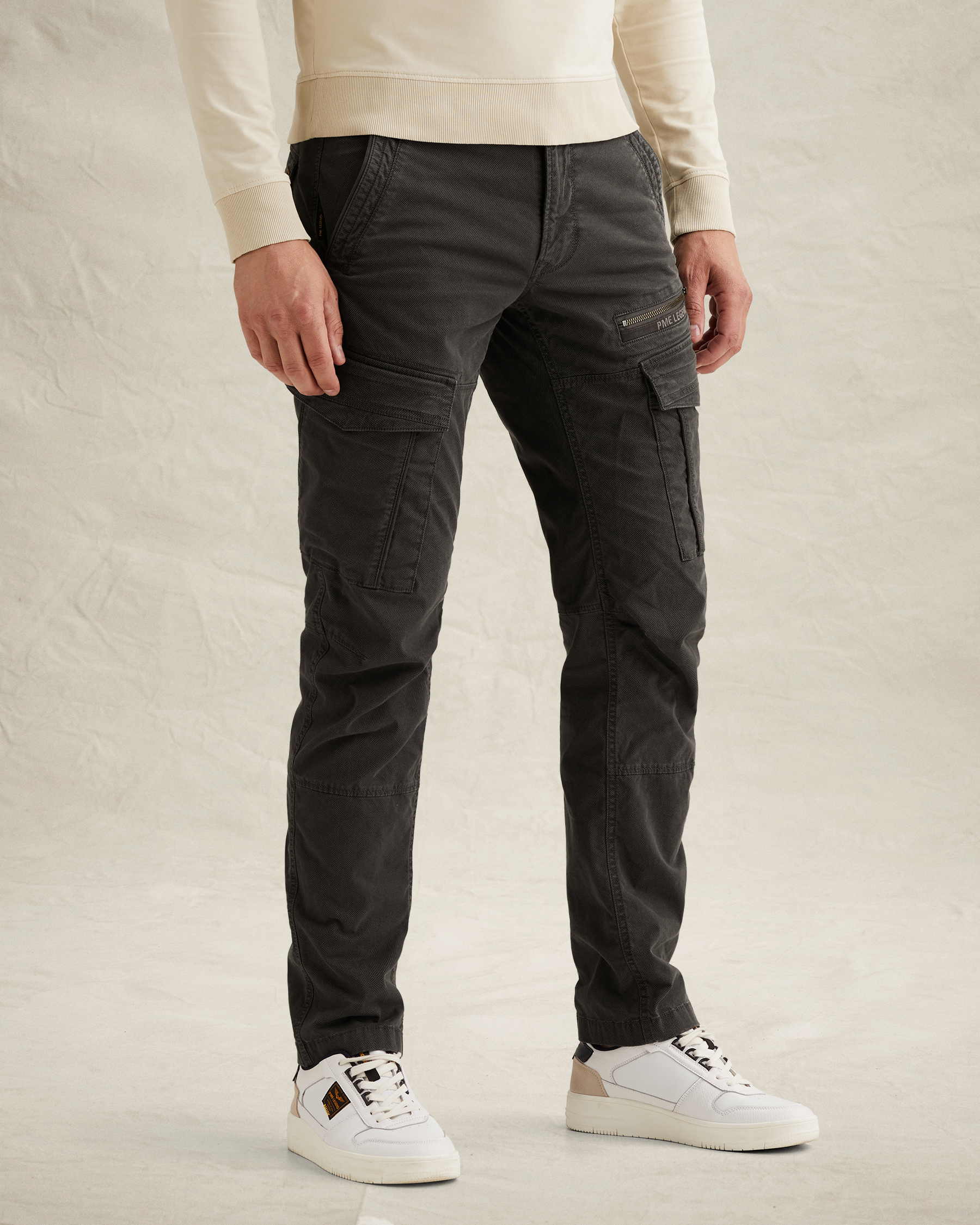 PME Legend Nordrop relaxed fit cargo pants with allover printx