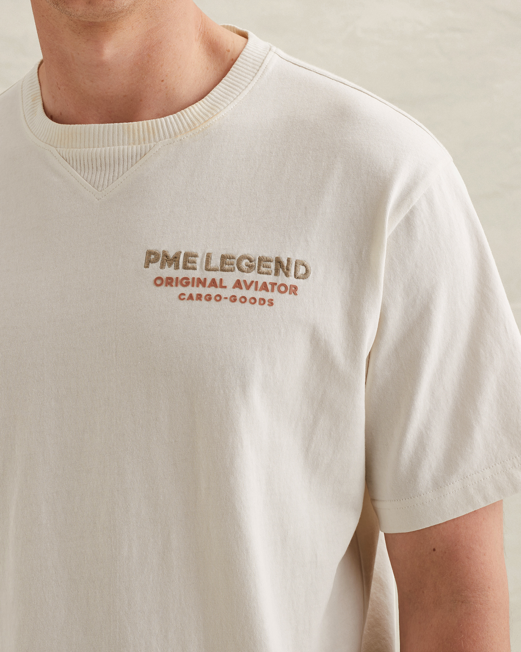 PME Legend T-shirt in a cotton blend with back artworkx