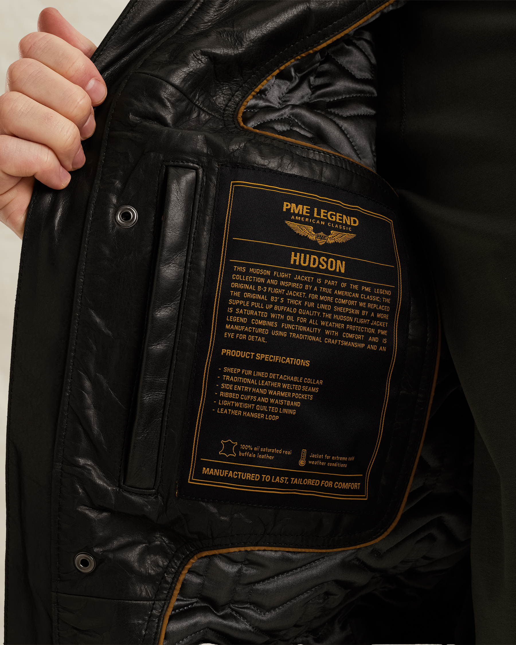 PME Legend Hudson leather jacketx