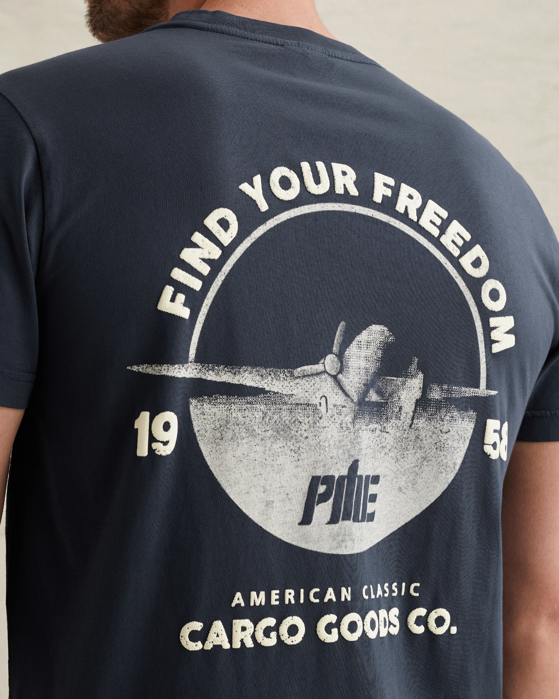 PME Legend T-shirt with a garment-dye wash and artworkx