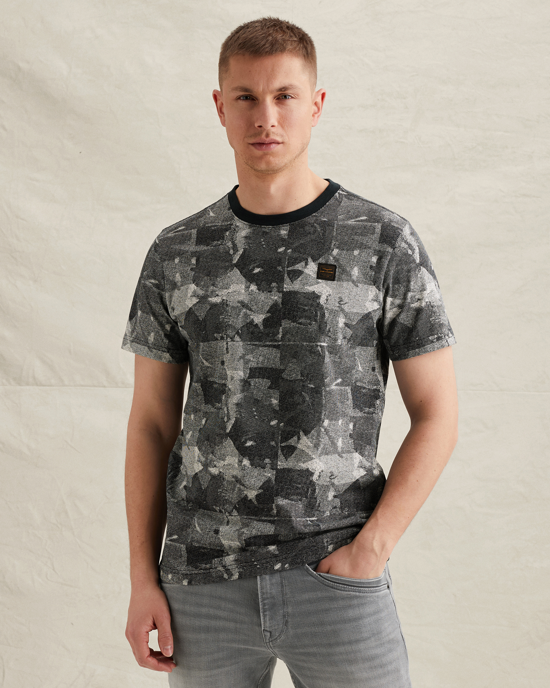 PME Legend T-shirt in jersey with allover printx