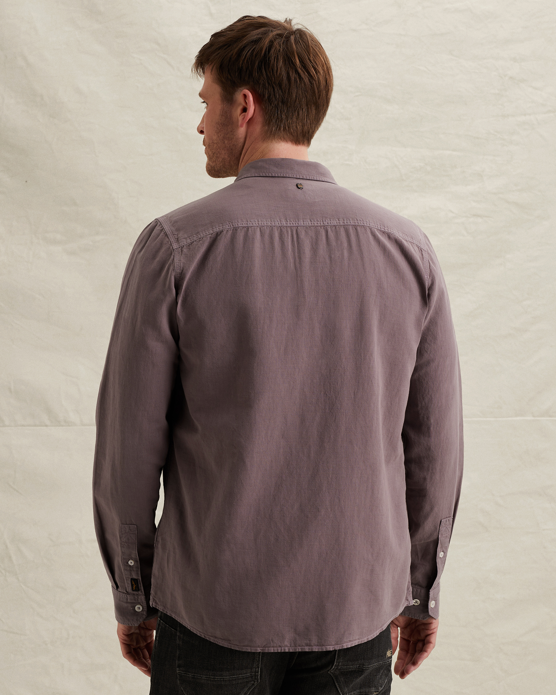 PME Legend Shirt in cotton/linen with garment-dye washx