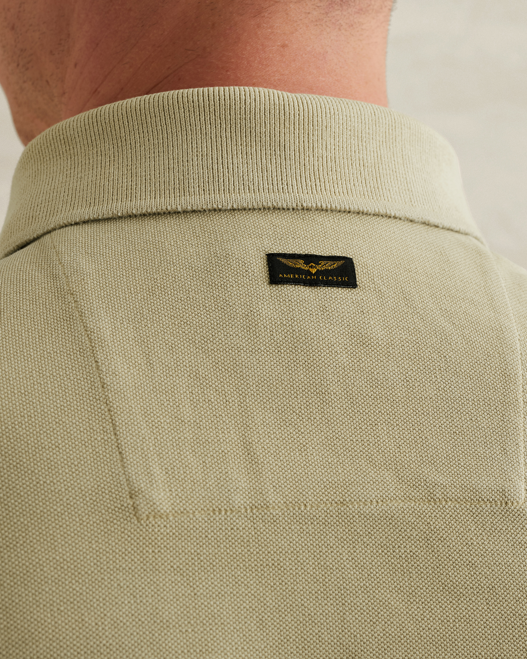 PME Legend Polo shirt with garment-dye wash and tailwing logox