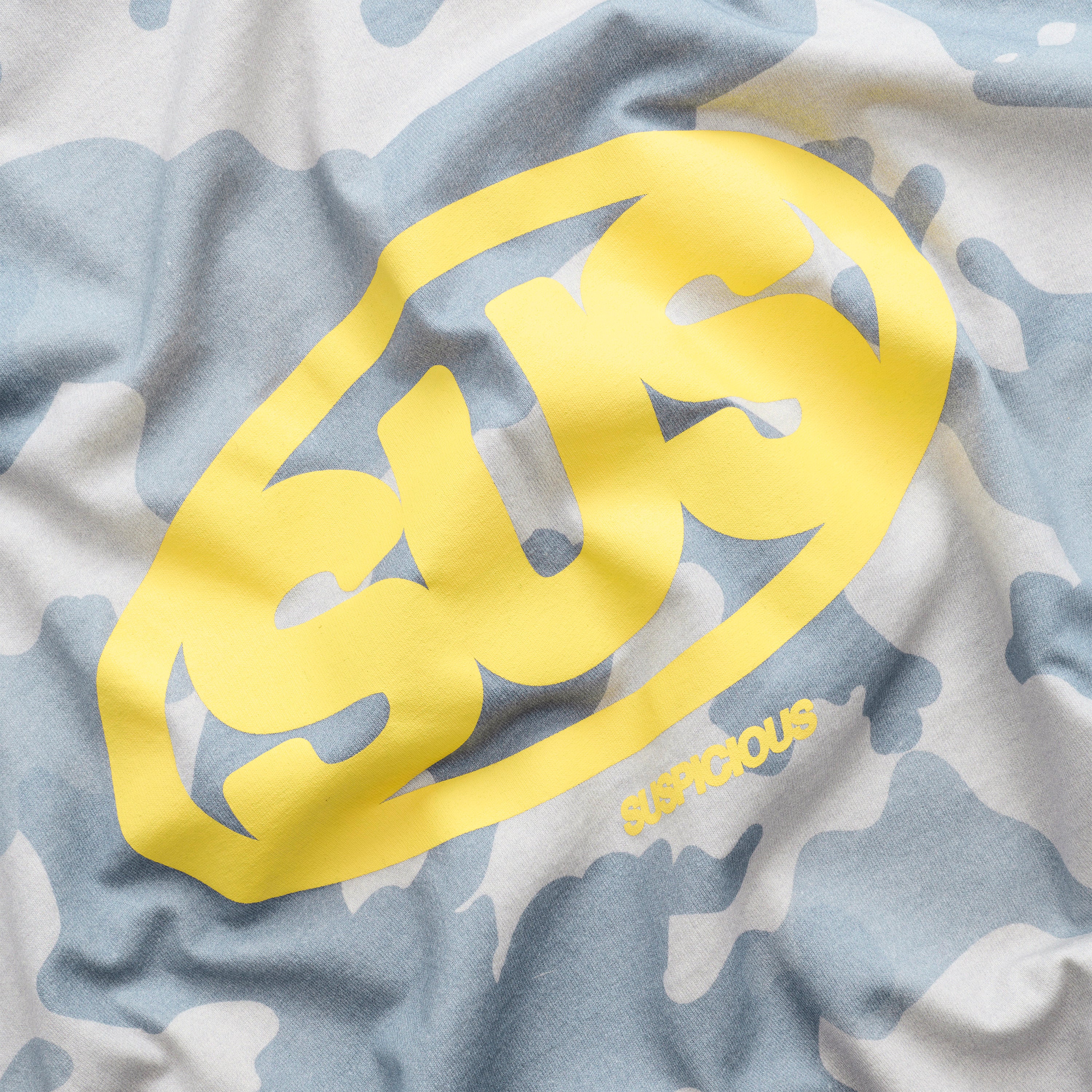 Suspicious Antwerp Fall / Camo Tee - Blue