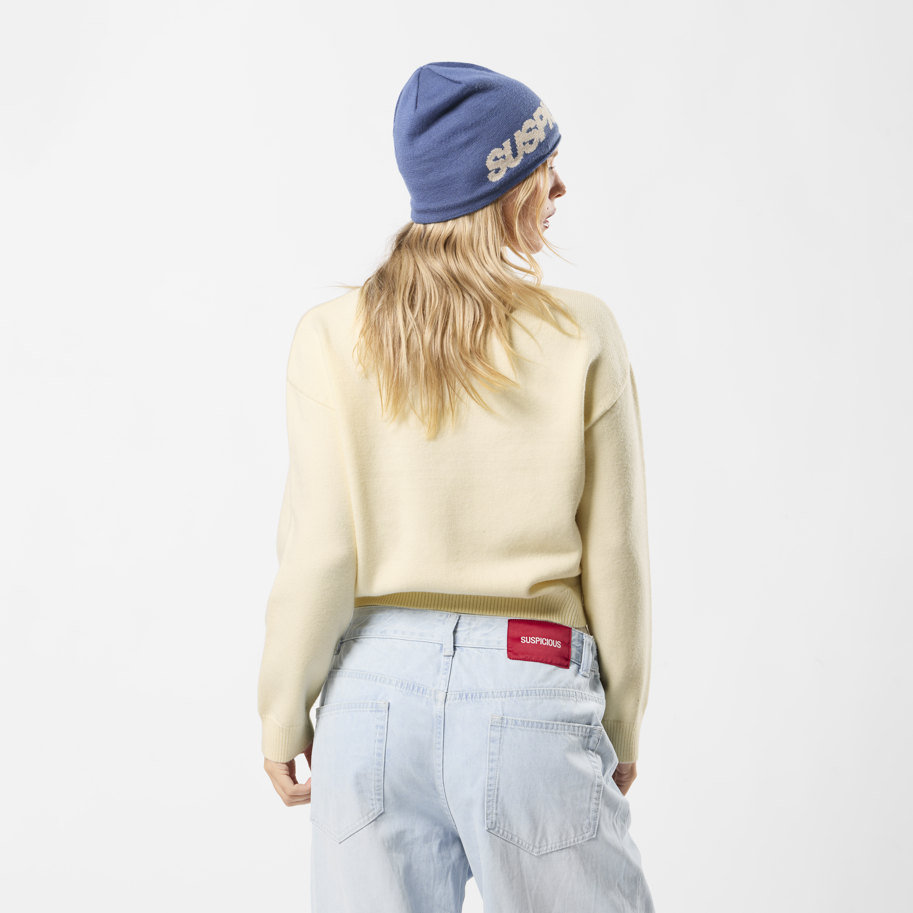Suspicious Antwerp Winter2 / Core W High Neck Knit - Off-White