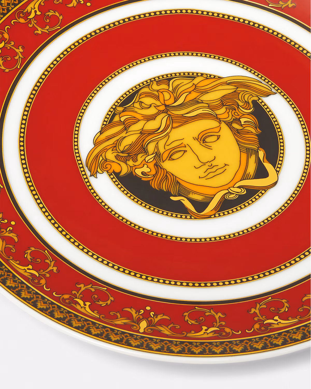 Versace Medusa Red Small Plate 6.7