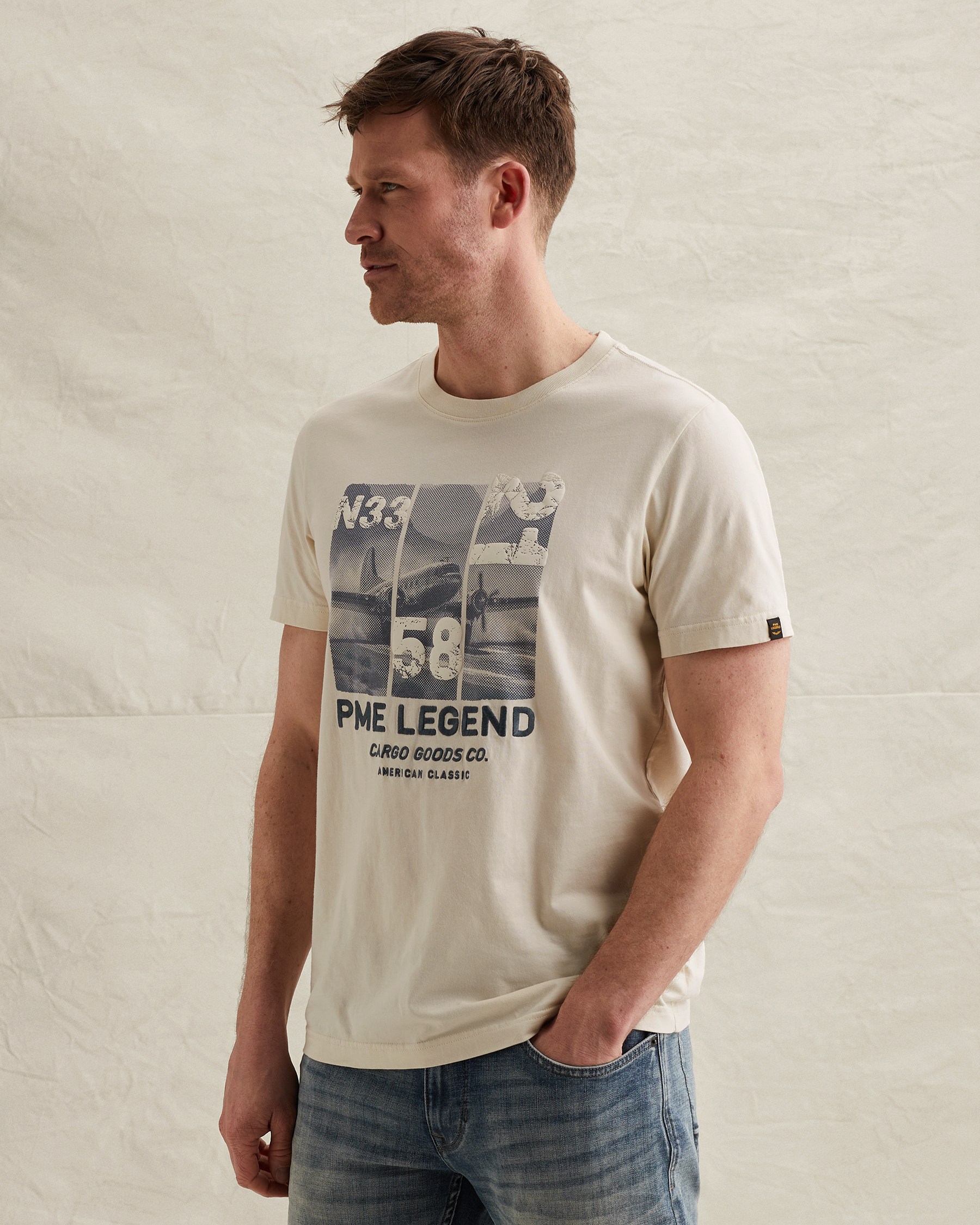 PME Legend T-shirt with mixed artworkx
