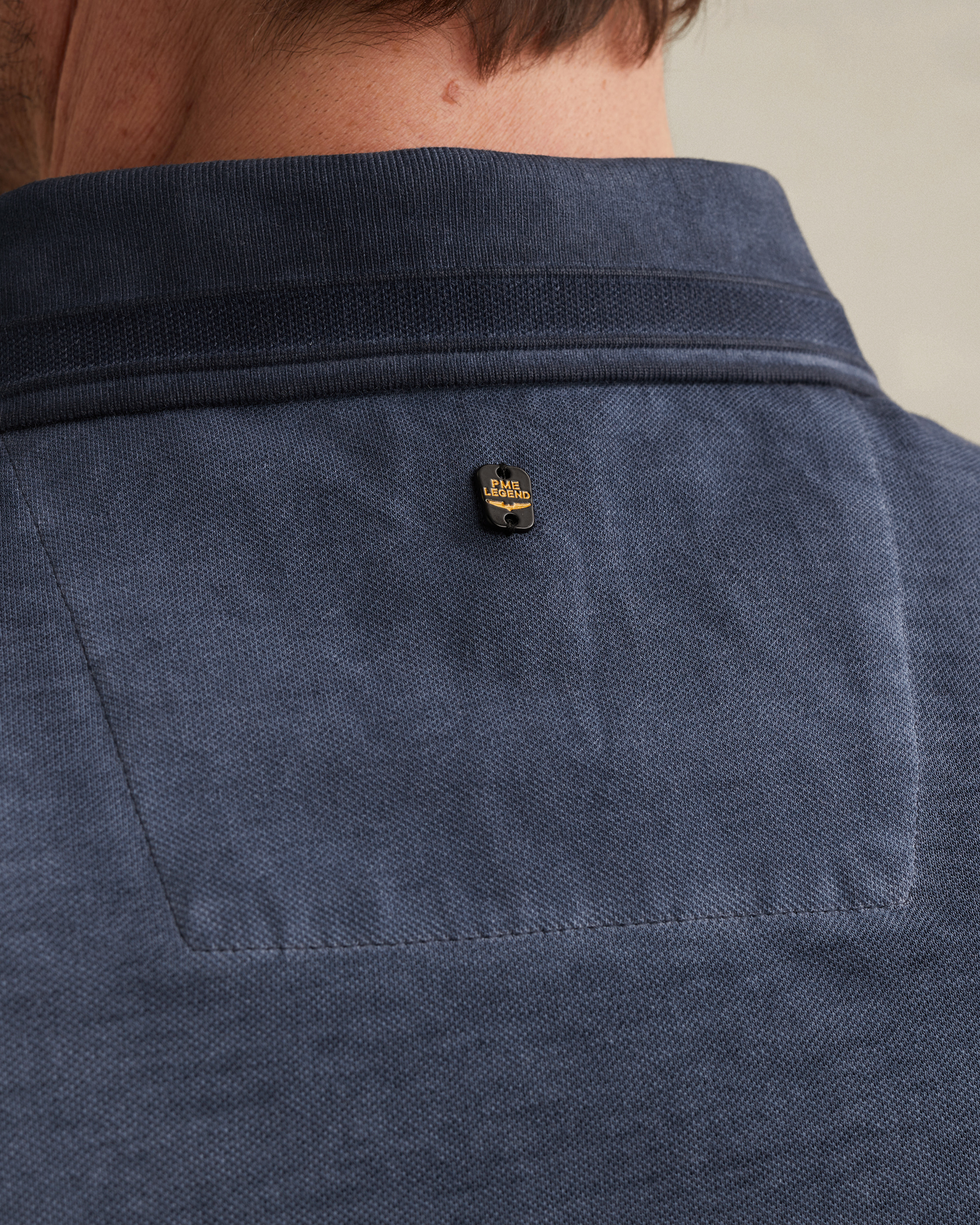 PME Legend Polo shirt in piqué with flight pocketx